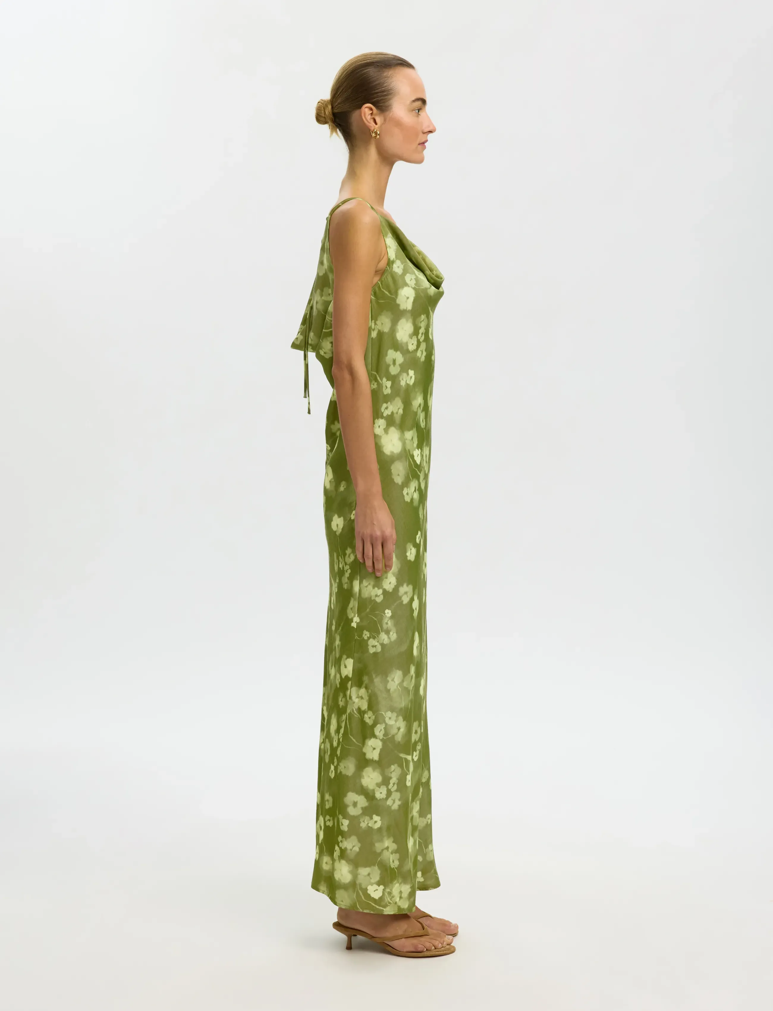 Selected - SLFGIONA SLIM ANKLE STRAP DRESS B - robes moulantes - lint - 4