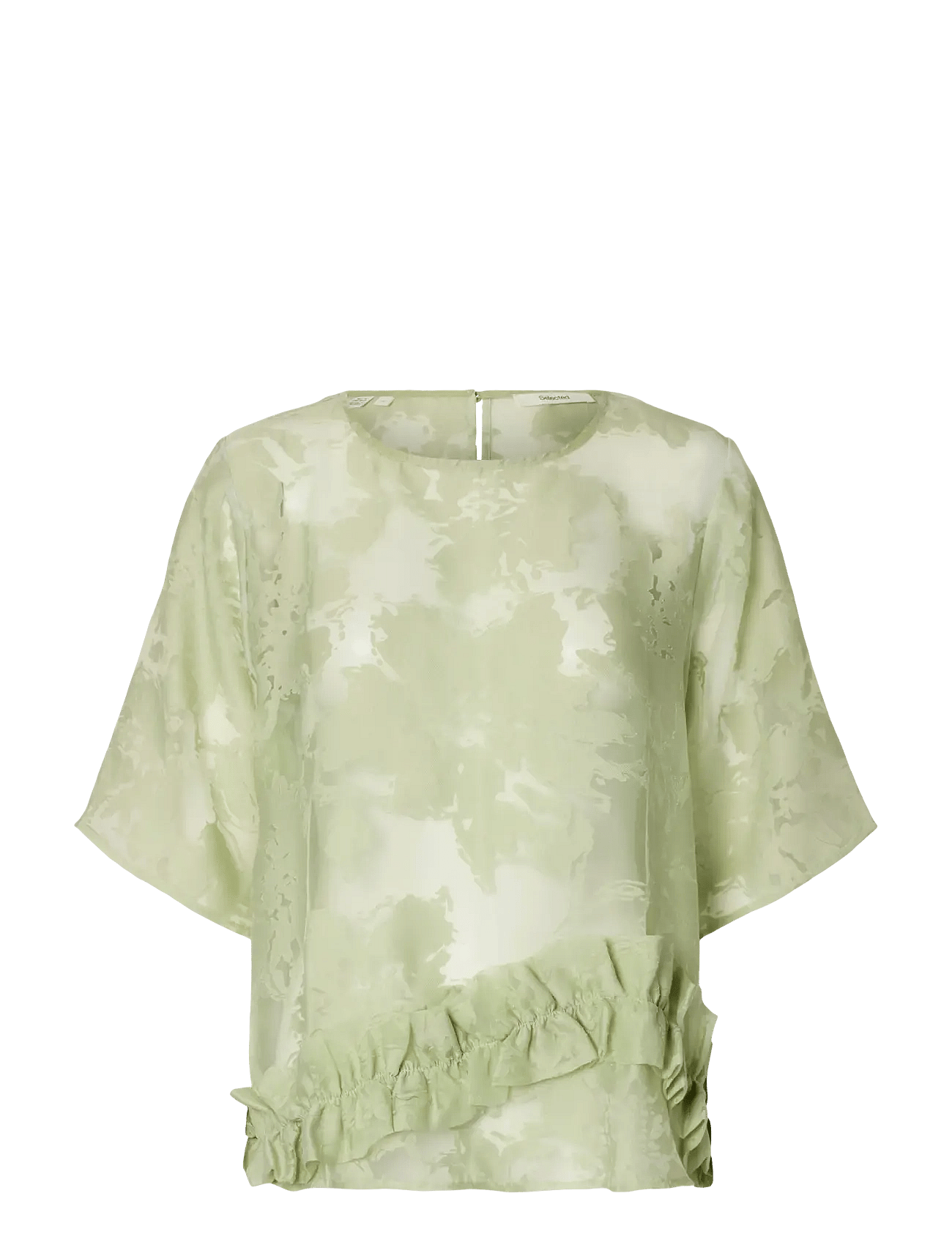 Selected | Slflina Relaxed 2/4 Ruffle Top B | 42