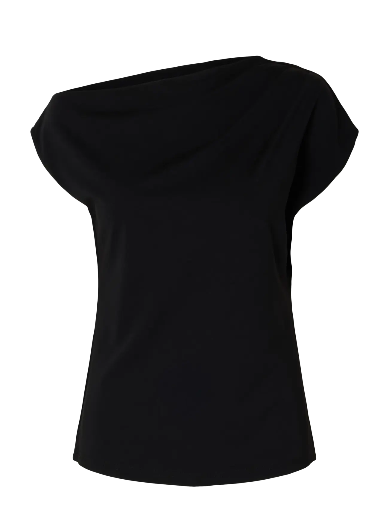 Selected SLFMOLLY SS TOP - Bluser & Skjorter - BLACK / black