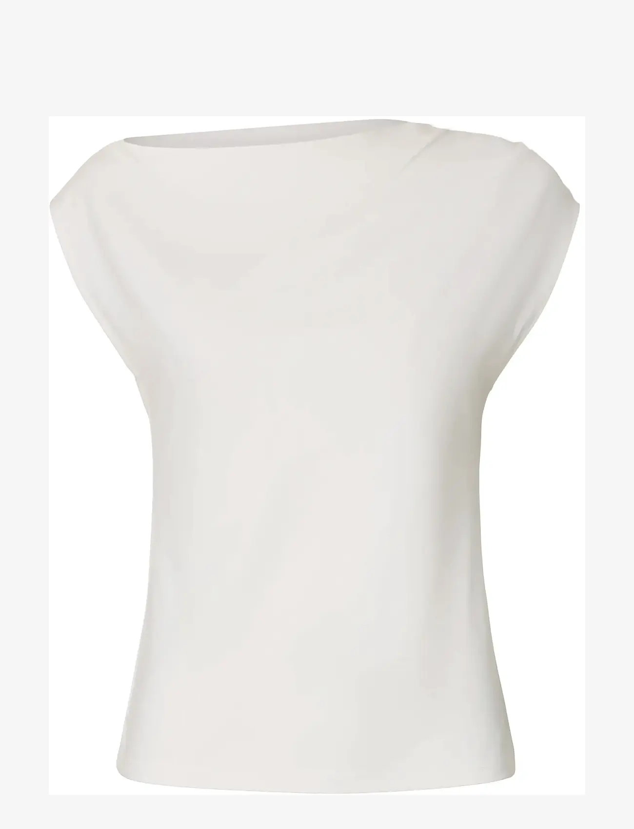Selected - SLFMOLLY SS TOP - kurzämlige blusen - bright white - 1