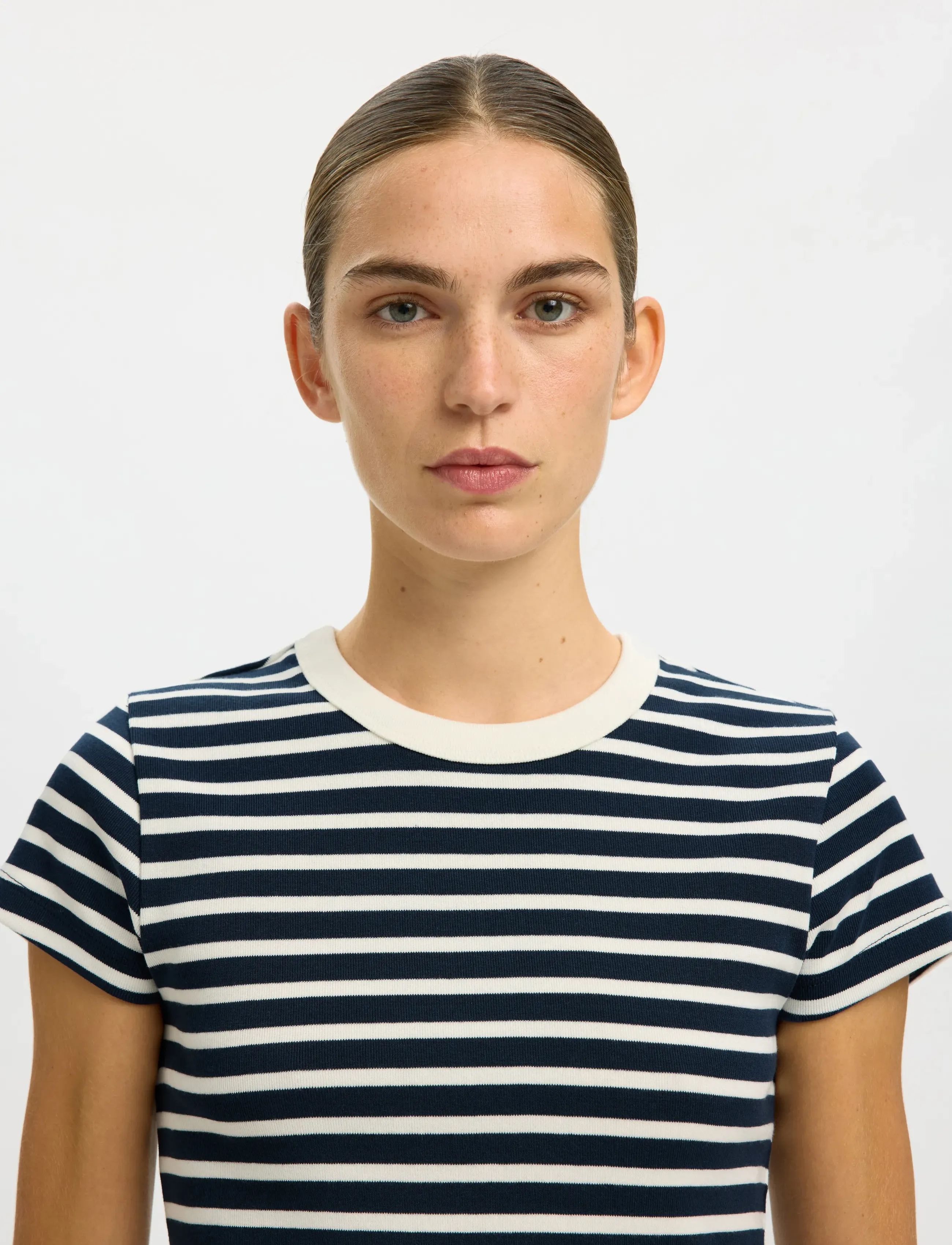 Selected - SLFMILLY SS TEE - t-skjorter - dark sapphire - 4