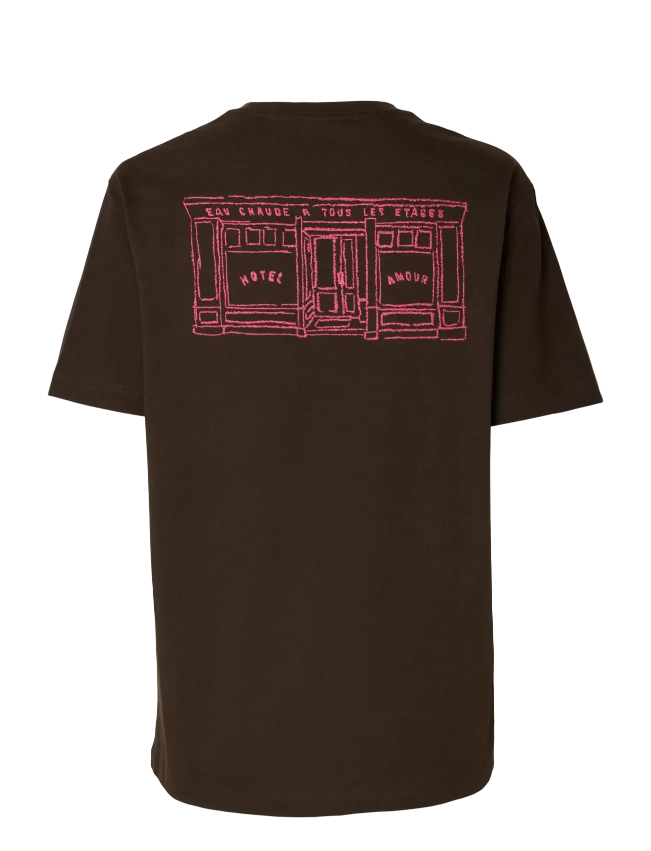 Selected - SLFRELAXED BROOK SS HOTEL AMOUR TEE - t-shirts - delicioso - 2