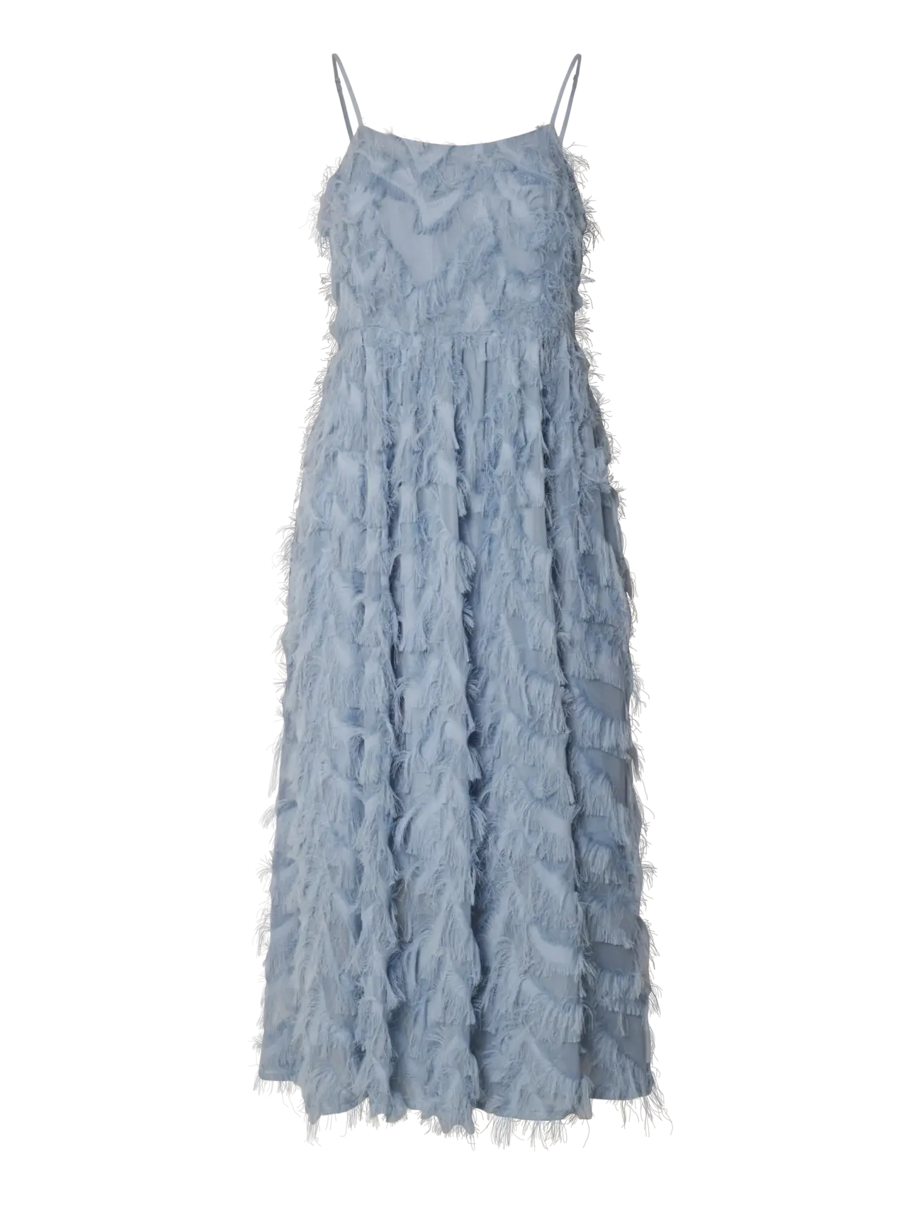 Selected - SLFMYLINE REGULAR MIDI STRAP DRESS B - feestjurken - dusty blue - 1