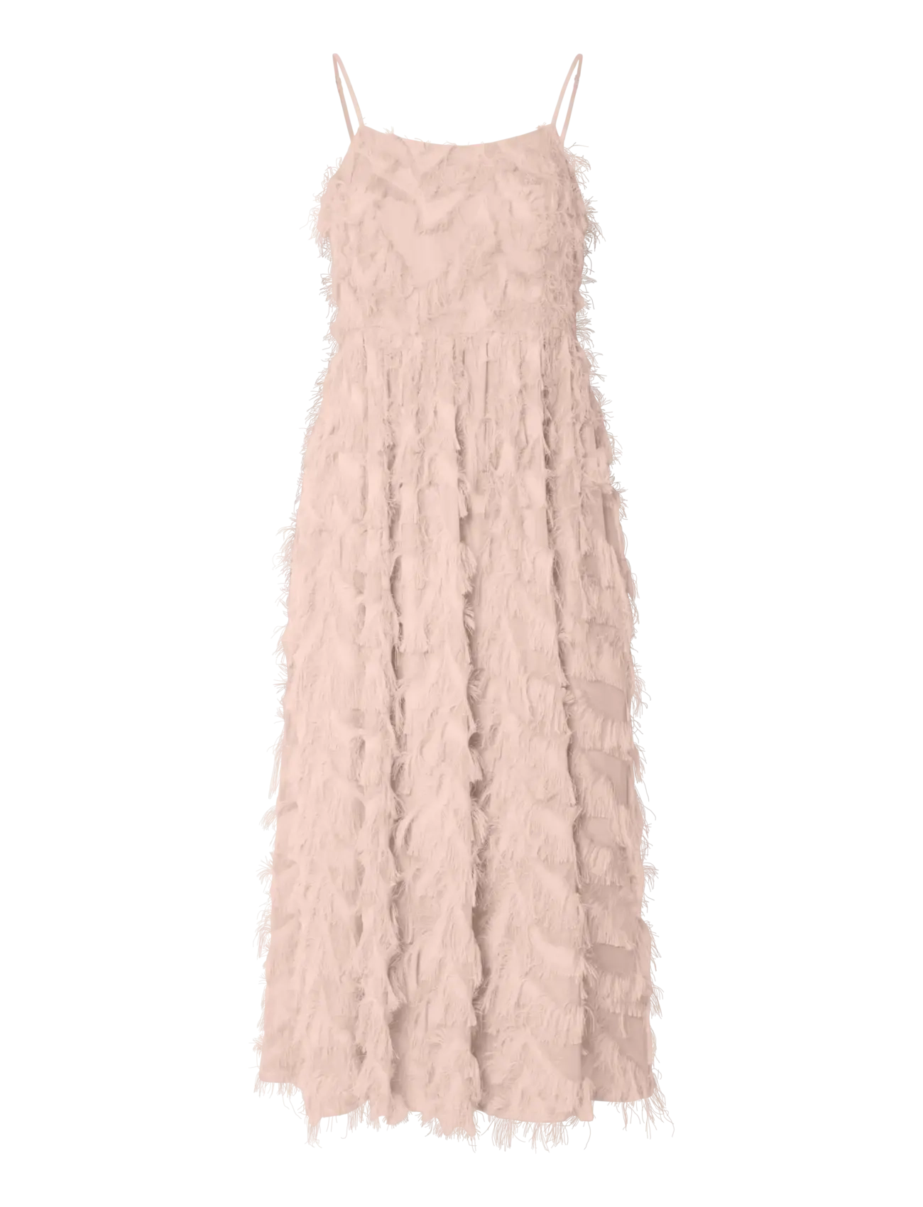 Selected SLFMYLINE REGULAR MIDI STRAP DRESS B - Tøj - PALE DOGWOOD / pink/rose