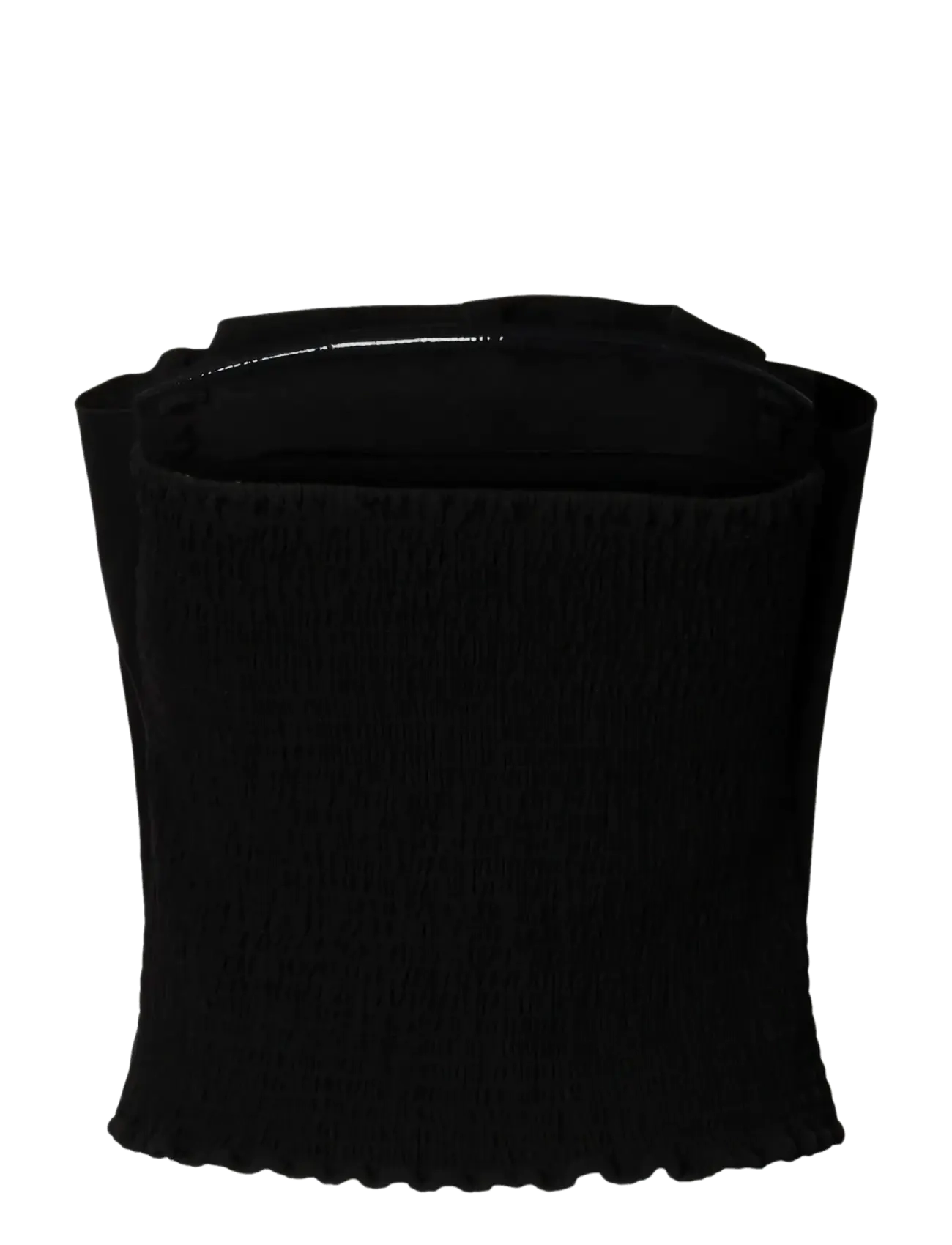 Selected - SLFVINELLE PLEATED BANDEAU TOP  B - varrukateta topid - black - 2