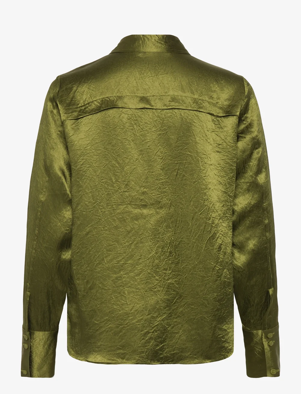 Selected - SLFSELENE LS PANEL SHIRT EX - långärmade skjortor - avocado - 1