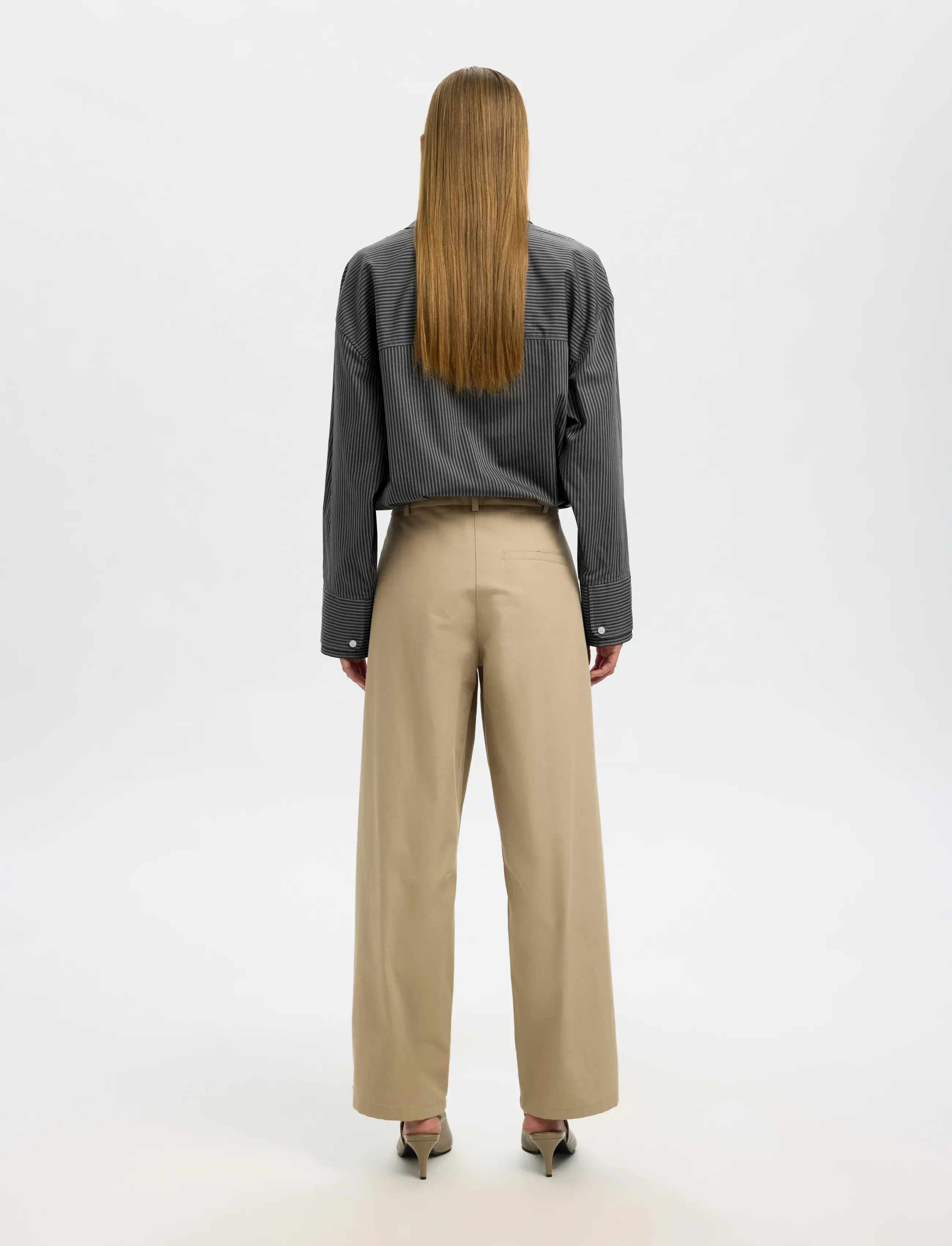 Selected - SLFDAN LS OVERSIZED SHIRT EX - chemises à manches longues - chocolate torte - 2