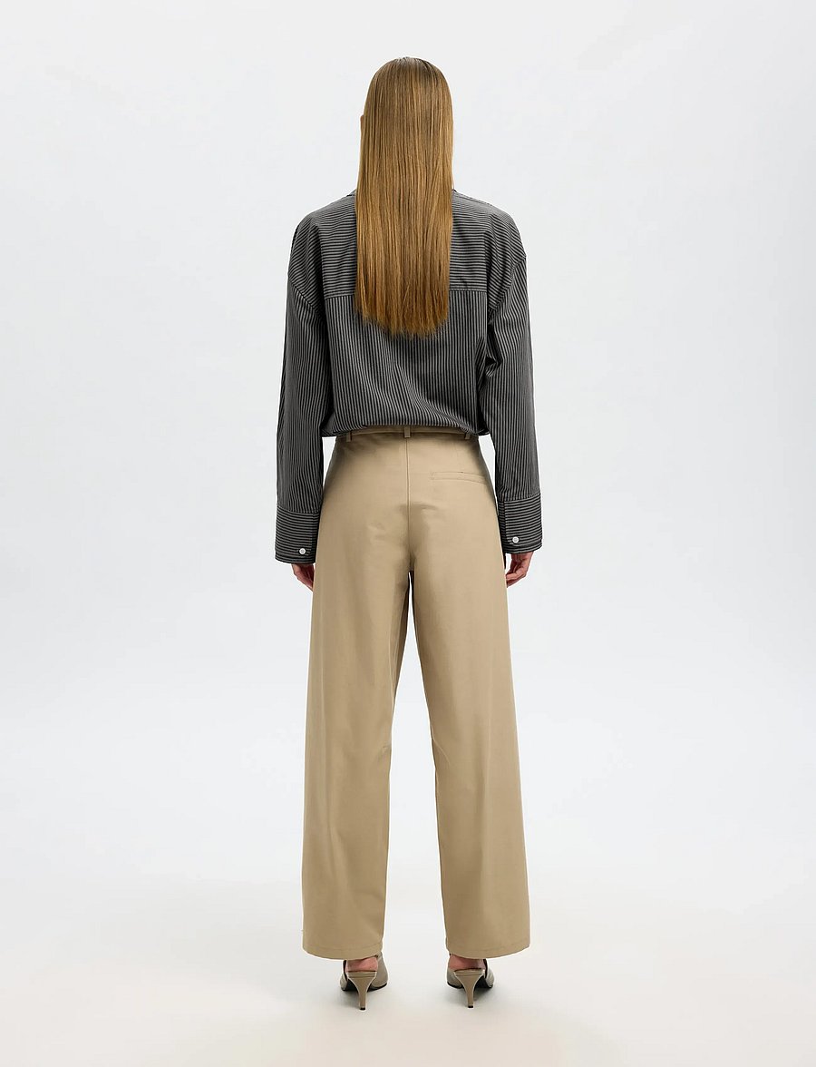 Selected - SLFDAN LS OVERSIZED SHIRT EX - chemises à manches longues - chocolate torte - 2