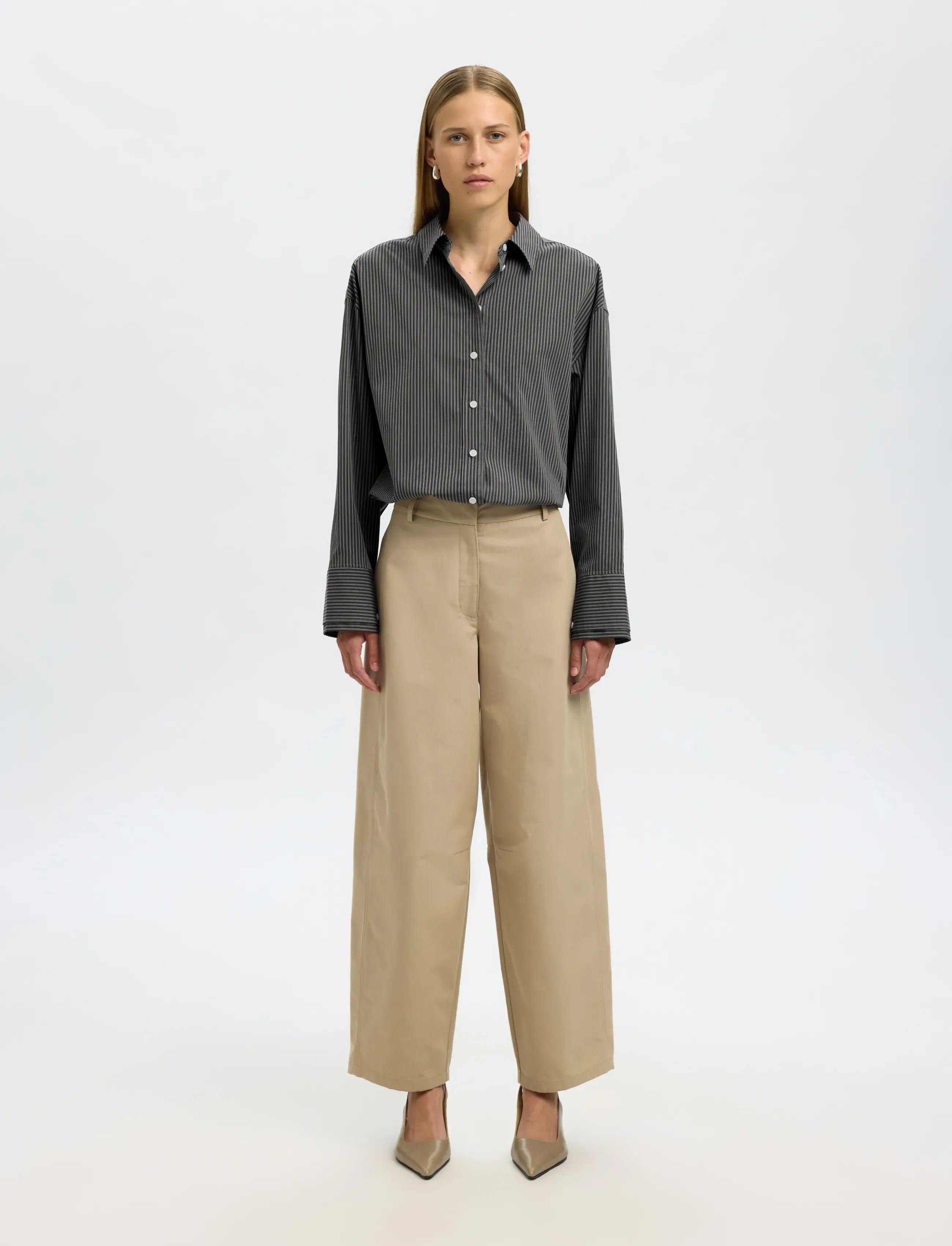 Selected - SLFDAN LS OVERSIZED SHIRT EX - chemises à manches longues - chocolate torte - 3
