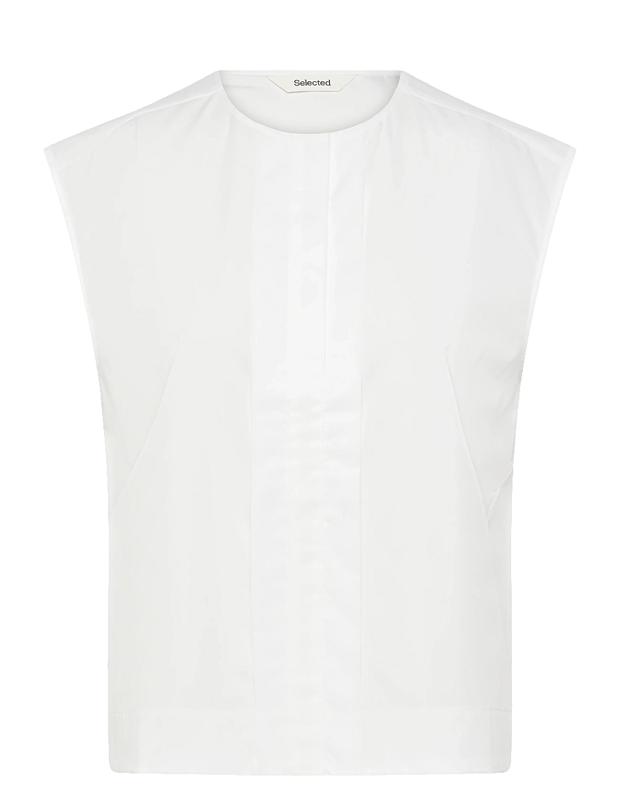 Selected - SLFDAN SL TOP EX - sleeveless tops - bright white - 0