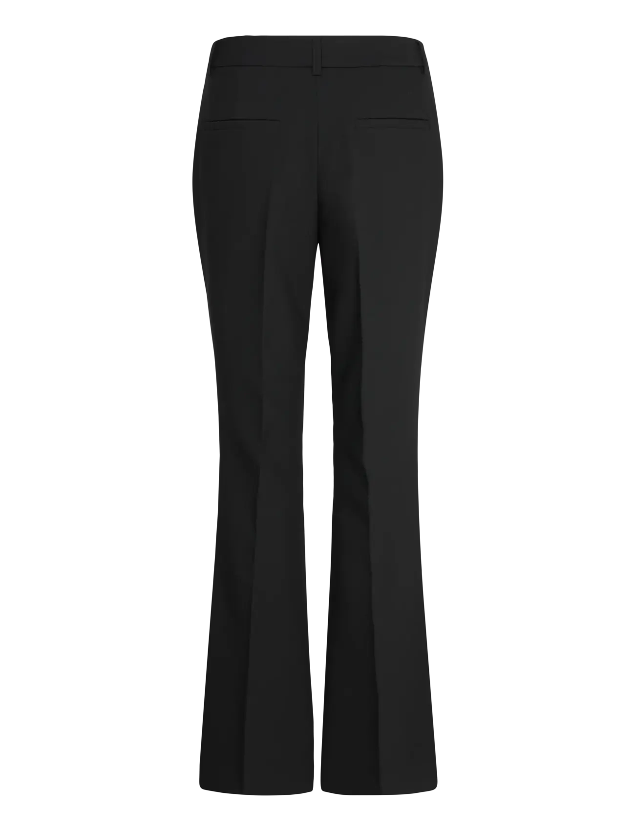 Selected - SLFRITA MW SLIM FLARED PANT FD - flare bukser - black - 2