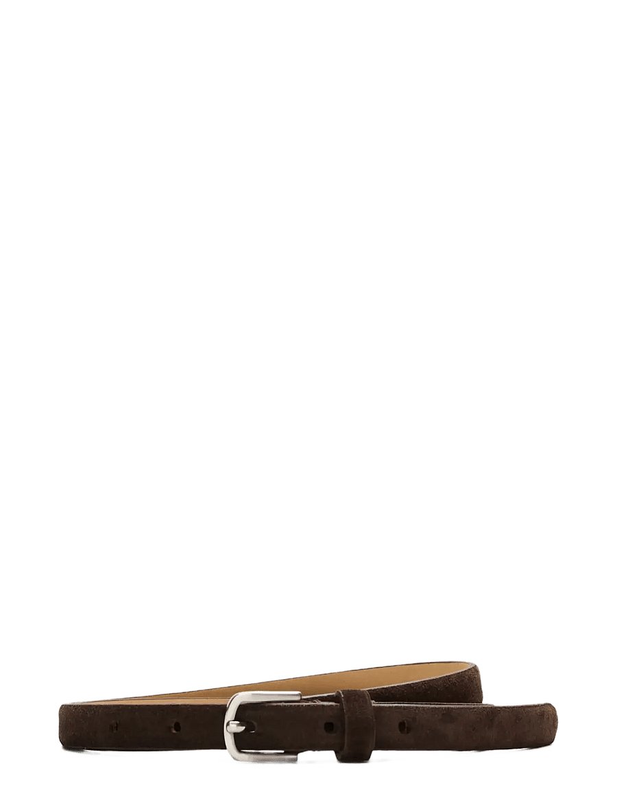 Selected - SLWIONA SLIM SUEDE BELT - leather belts - delicioso - 0