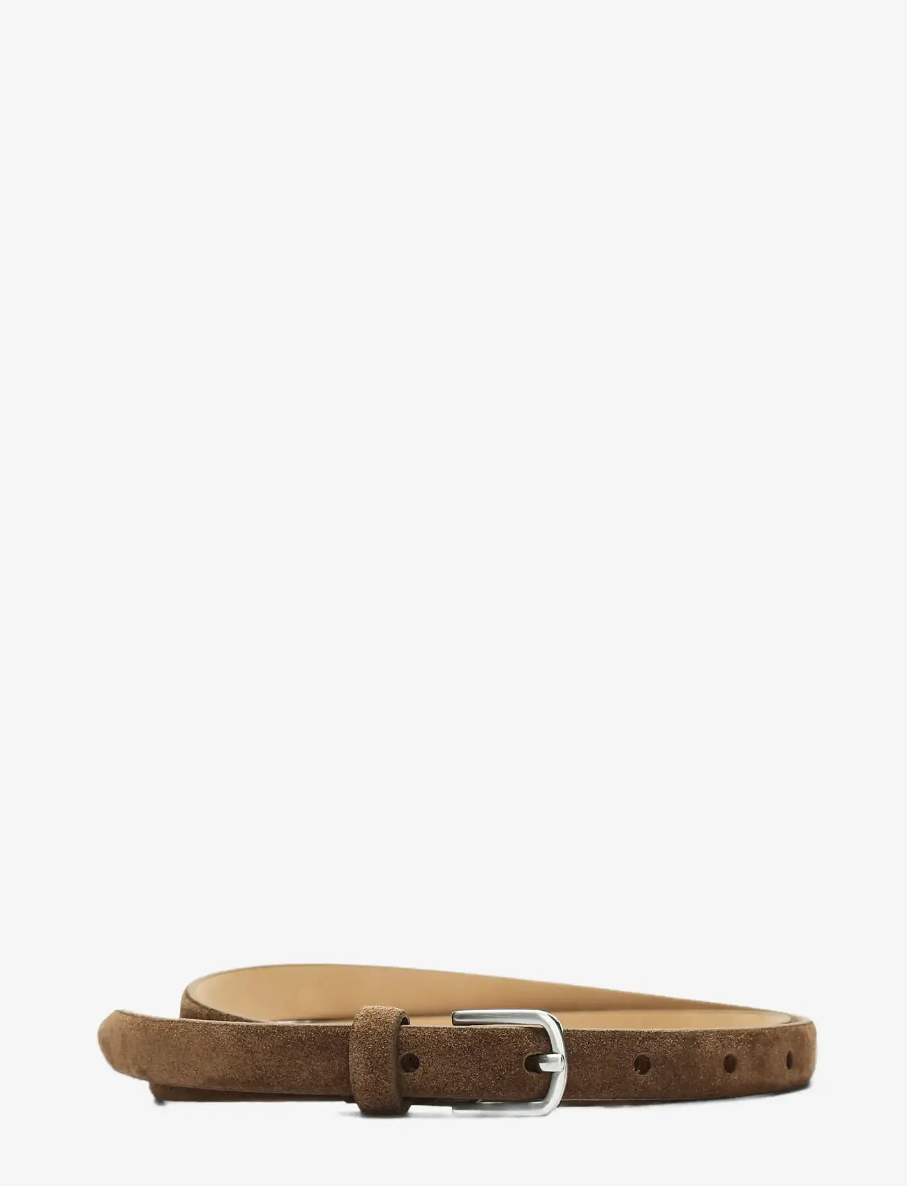 Selected - SLFIONA SLIM SUEDE BELT - casual gürtel - tan - 1