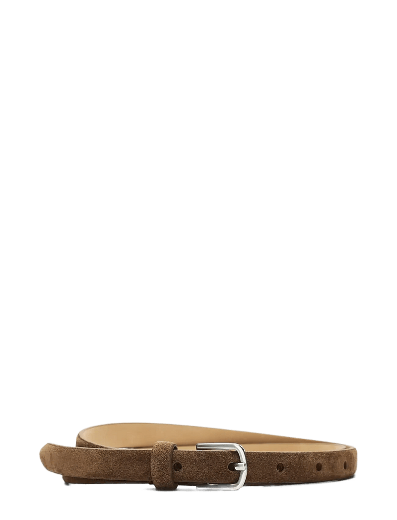 Selected - SLFIONA SLIM SUEDE BELT - casual gürtel - tan - 1