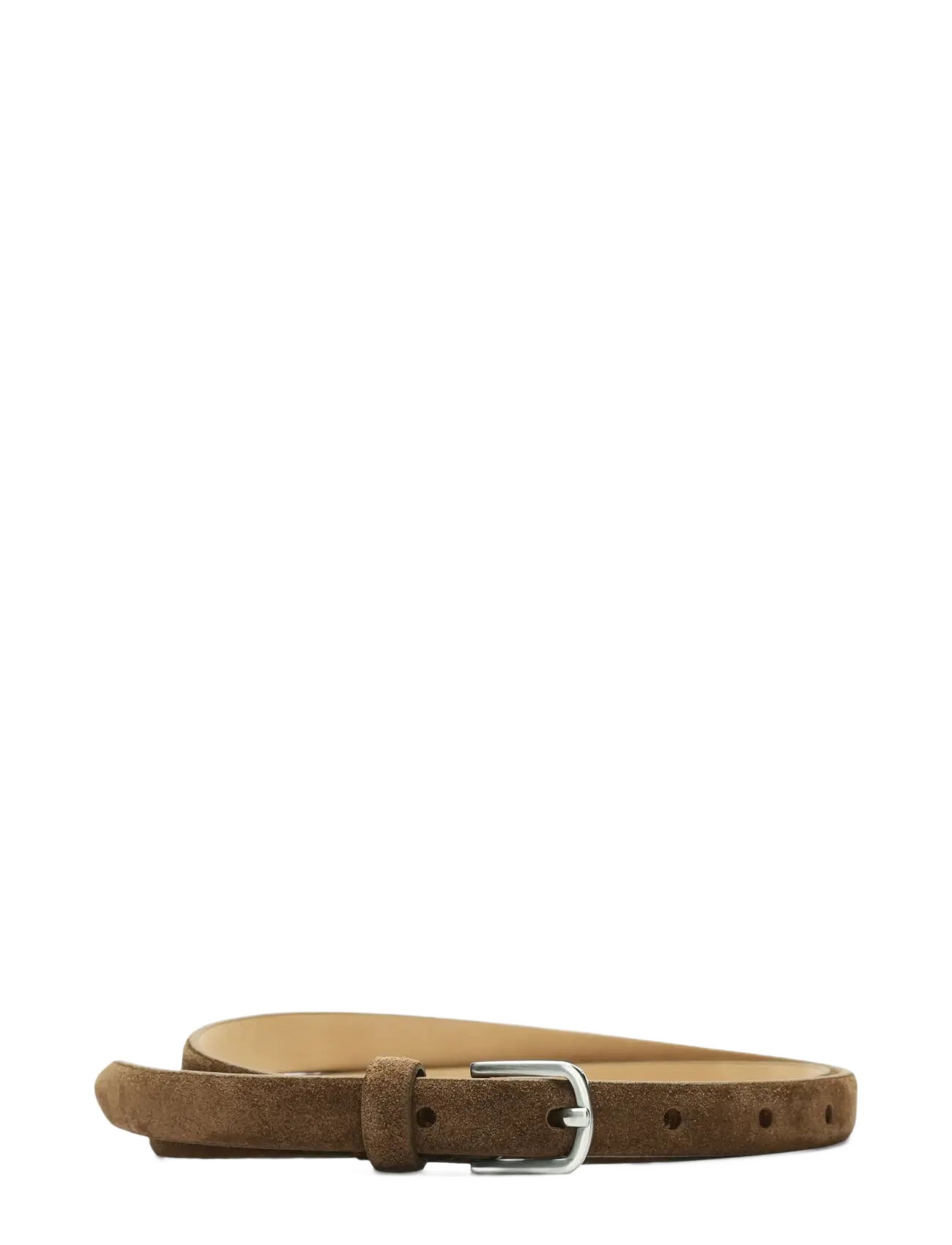 Selected - SLWIONA SLIM SUEDE BELT - ceintures en cuir - tan - 2