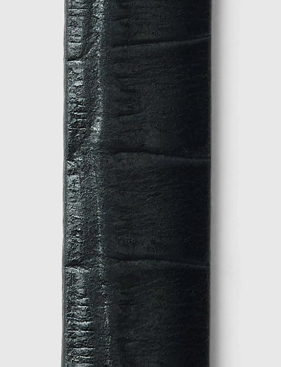 Selected - SLFBABETH SLIM LEATHER BELT - läderskärp - black - 0