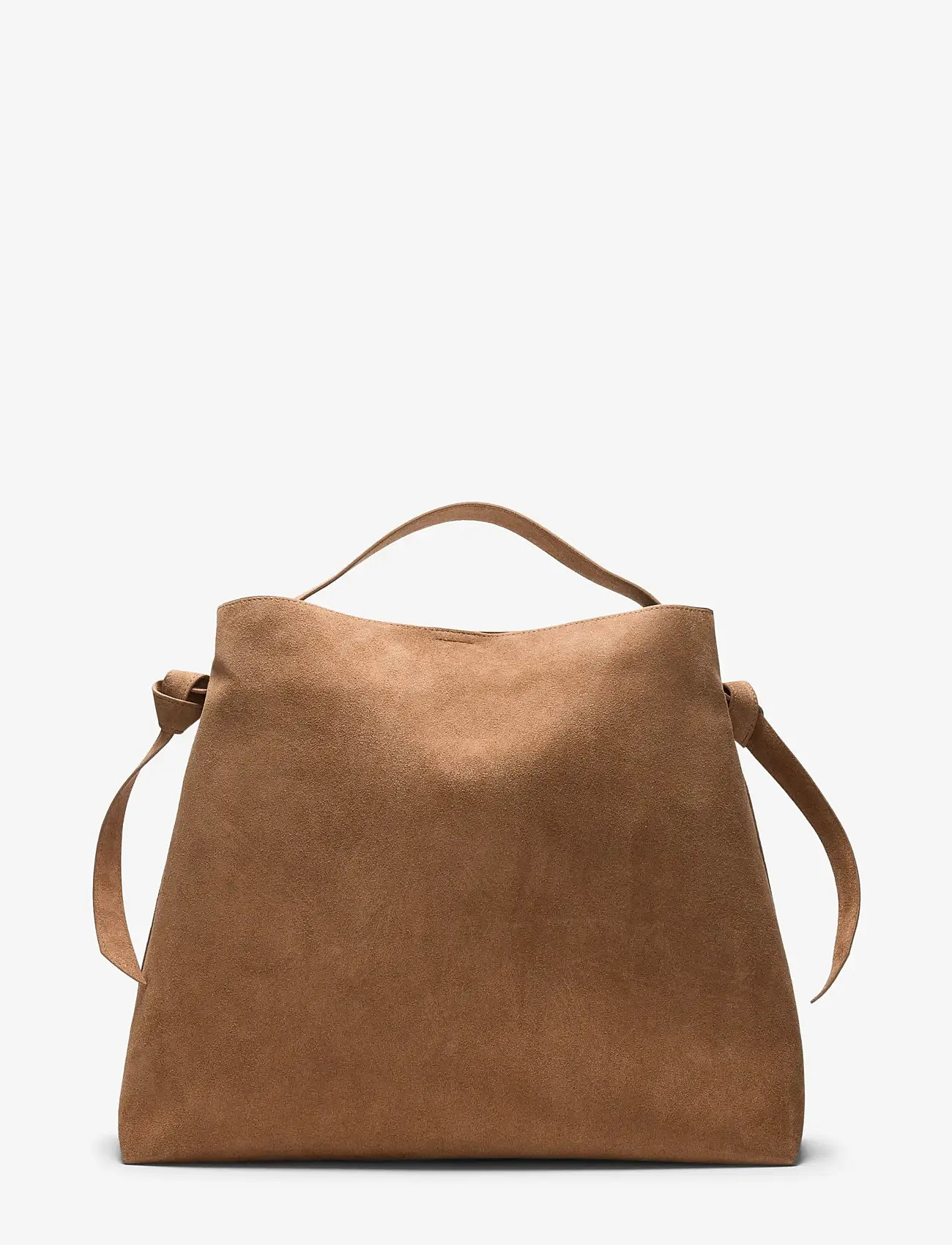 Selected - SLFSTELLA LARGE SUEDE BAG - tan - 1
