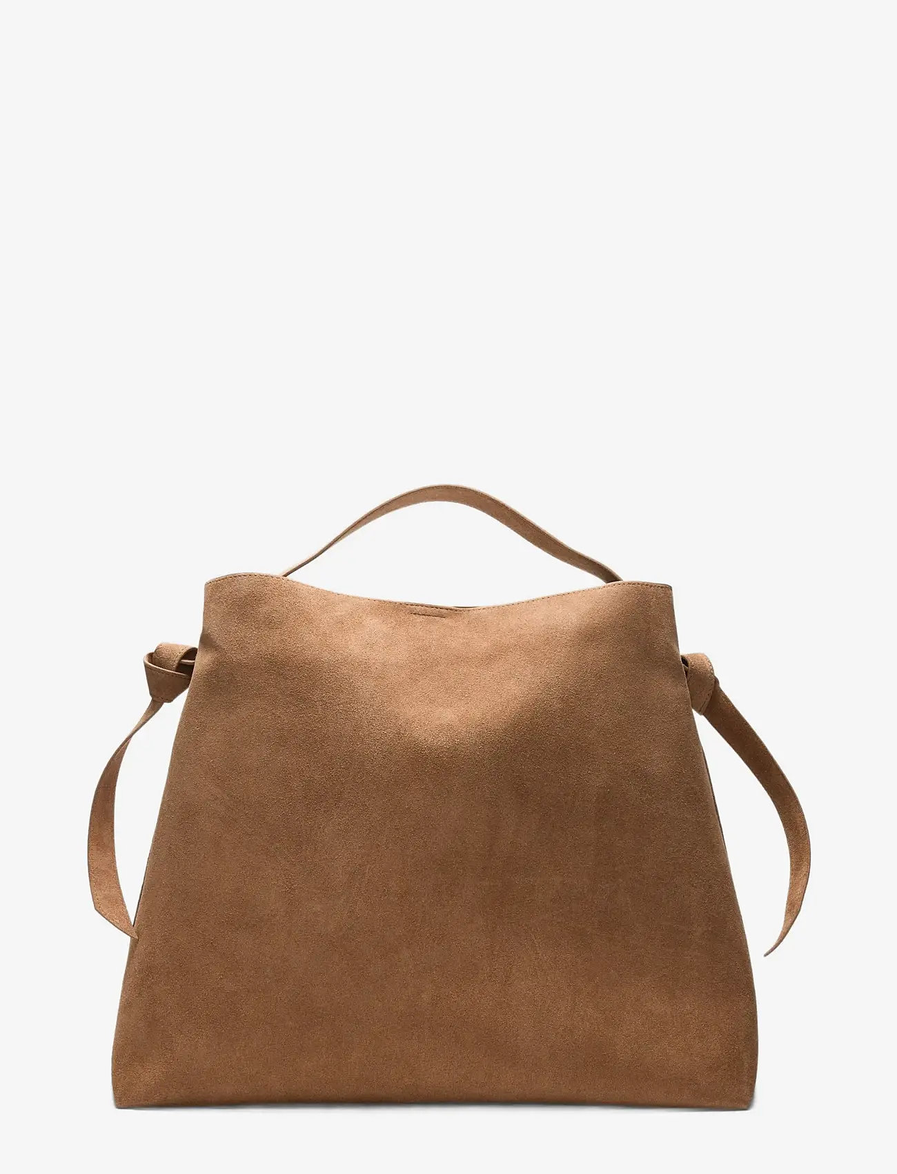 Selected - SLFSTELLA LARGE SUEDE BAG - tan - 2