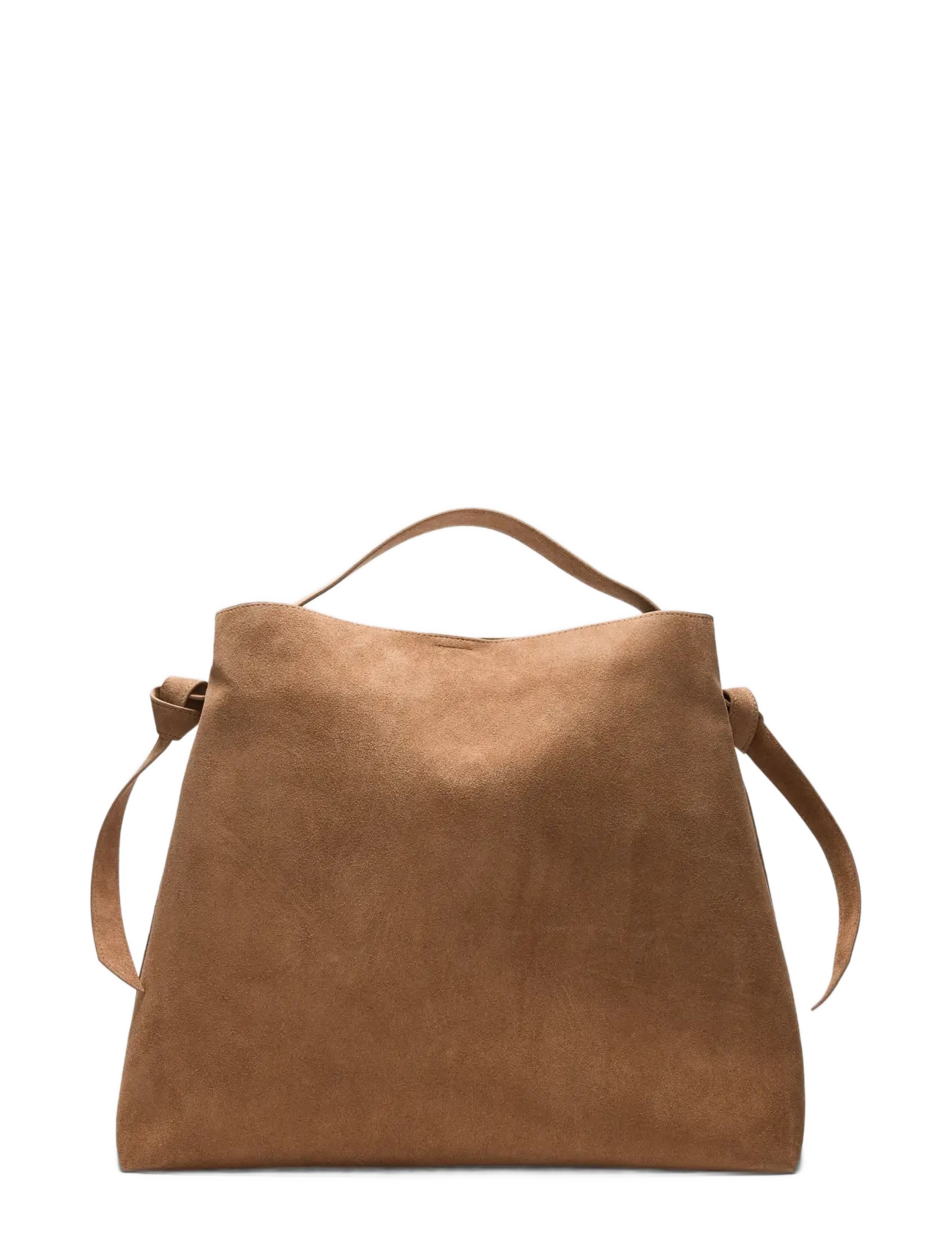 Selected - SLFSTELLA LARGE SUEDE BAG - tan - 2