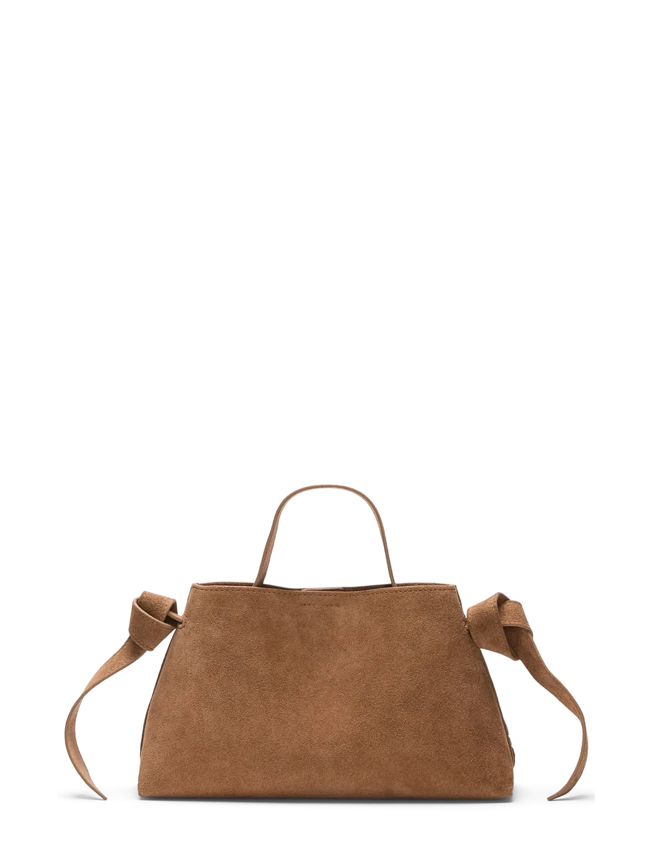 Selected SLFSTELLA MINI SUEDE BAG - Kotid - TAN / brown