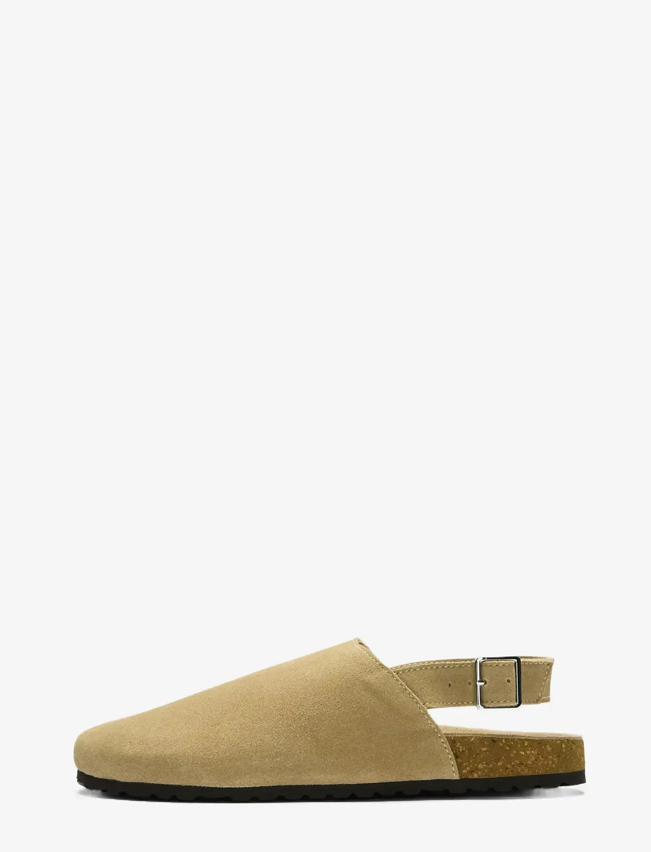 Selected - SLFBETSY SUEDE MULE - mules plates - sand - 0