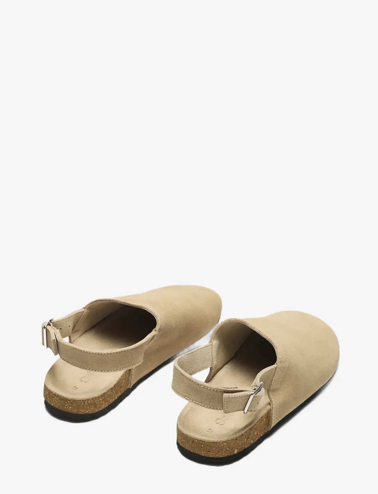 Selected - SLFBETSY SUEDE MULE - mules plates - sand - 1