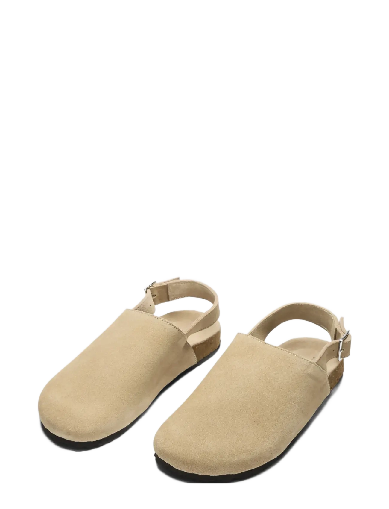 Selected - SLFBETSY SUEDE MULE - flatbotna mules - sand - 2
