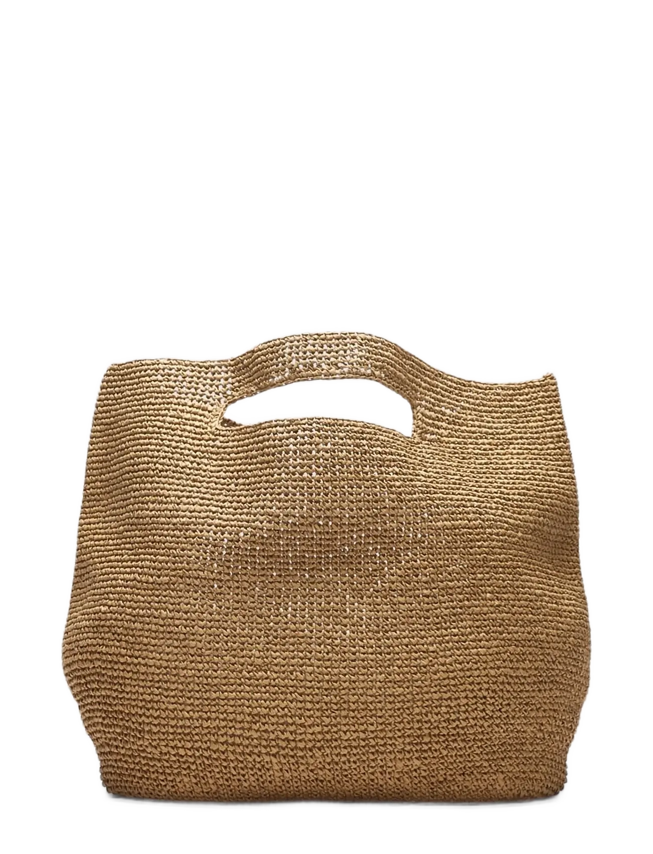 Selected Slftara Handbag, Kvinder, Flettet Håndtaske, Beige, Str: ONE SIZE