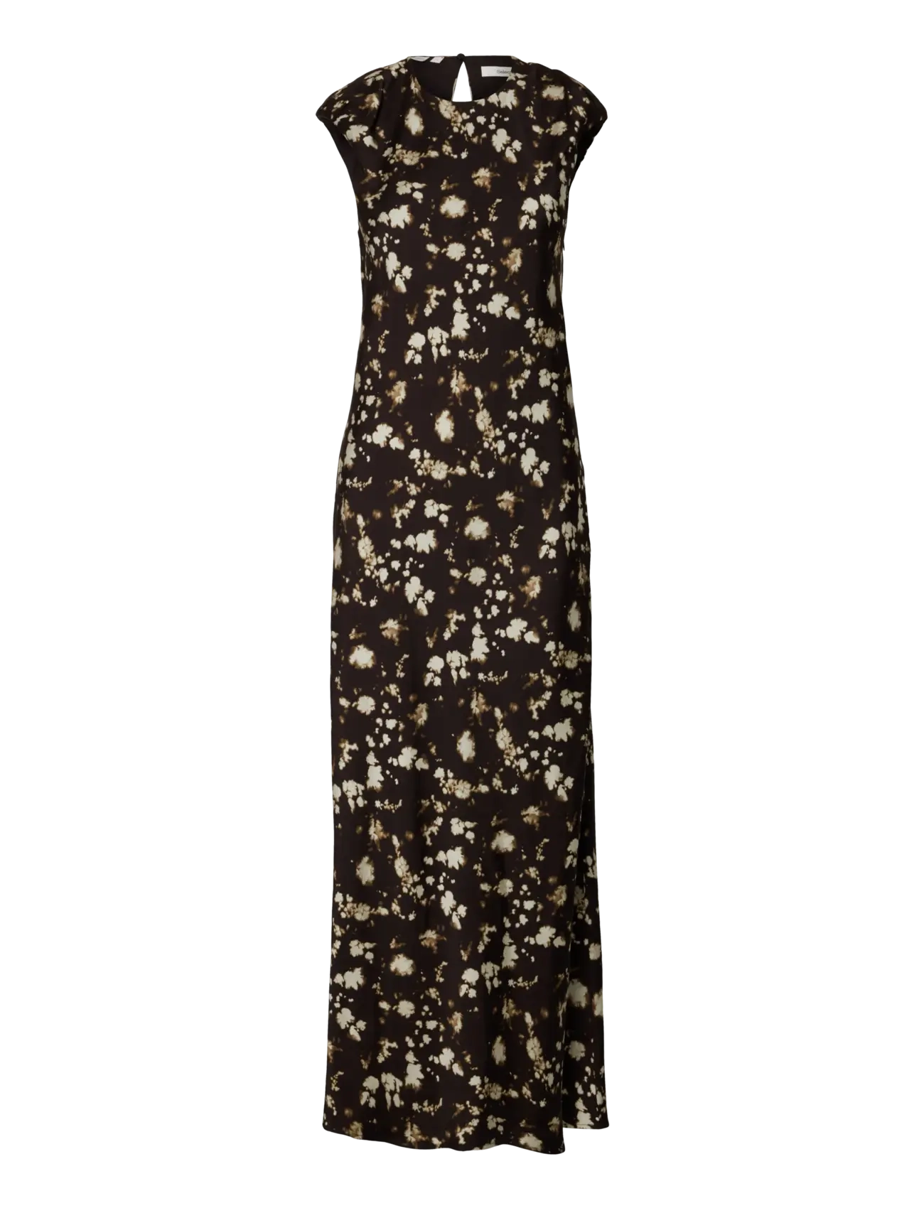 Selected SLFARONIA REGULAR SL ANKLE DRESS EX - Maxiklänningar - DEMITASSE / brown