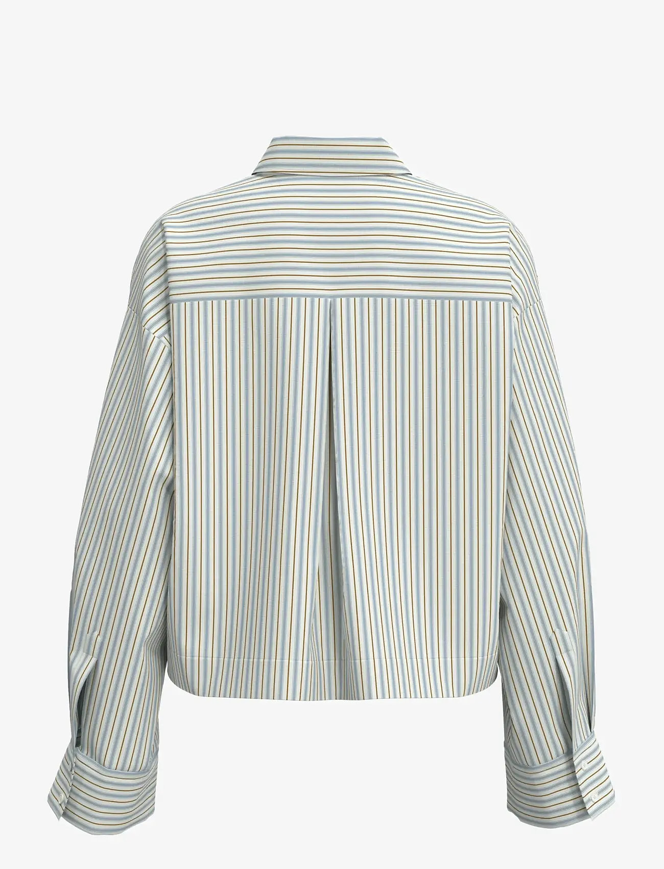 Selected - SLFDAN-ASTHA LS CROPPED SHIRT EX - langärmlige hemden - snow white - 1