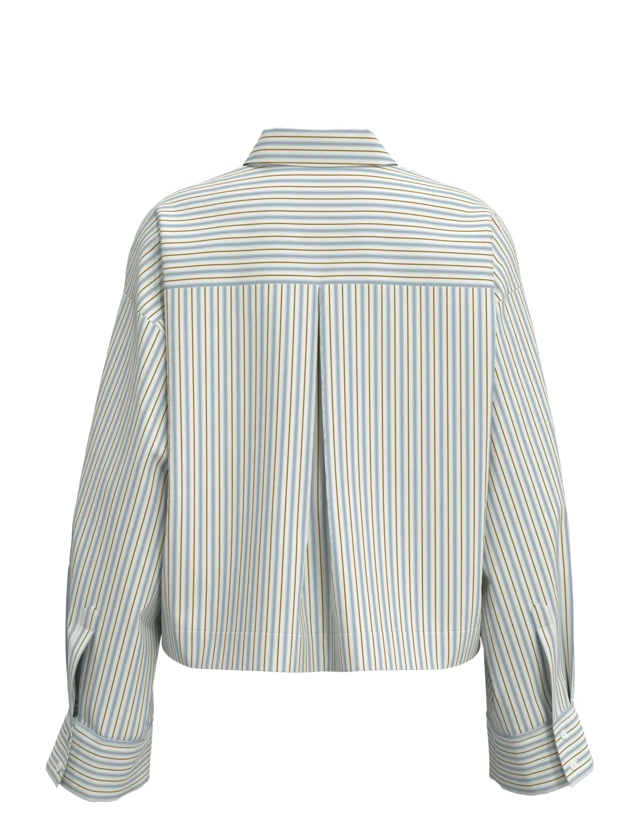 Selected - SLFDAN-ASTHA LS CROPPED SHIRT EX - langærmede skjorter - snow white - 1