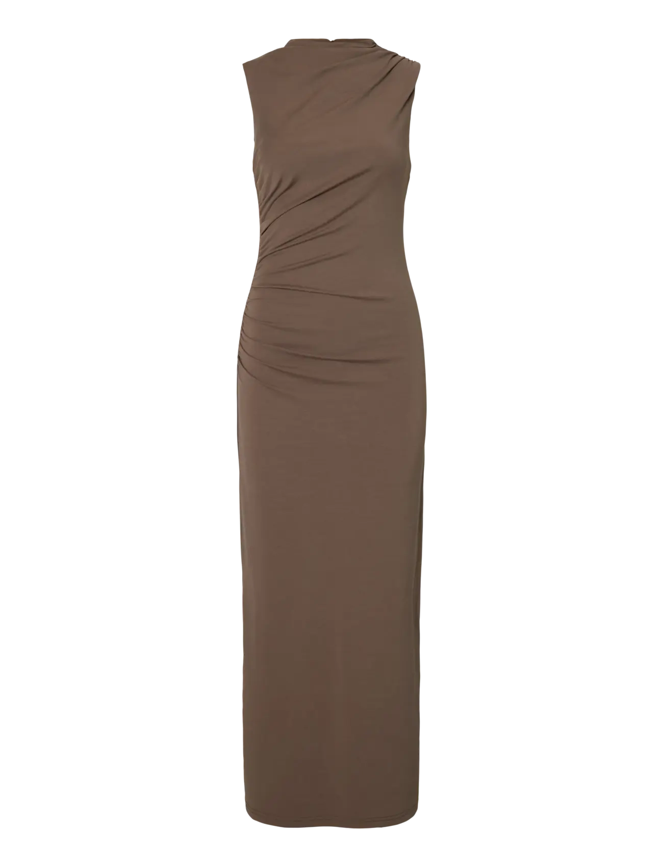 SELECTED Slfmoa Sl Ankle Kleid Ex Braun - L - Damen