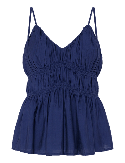 Selected SLFJACKIE STRAP TOP B - Varrukateta topid - OCEAN CAVERN / navy