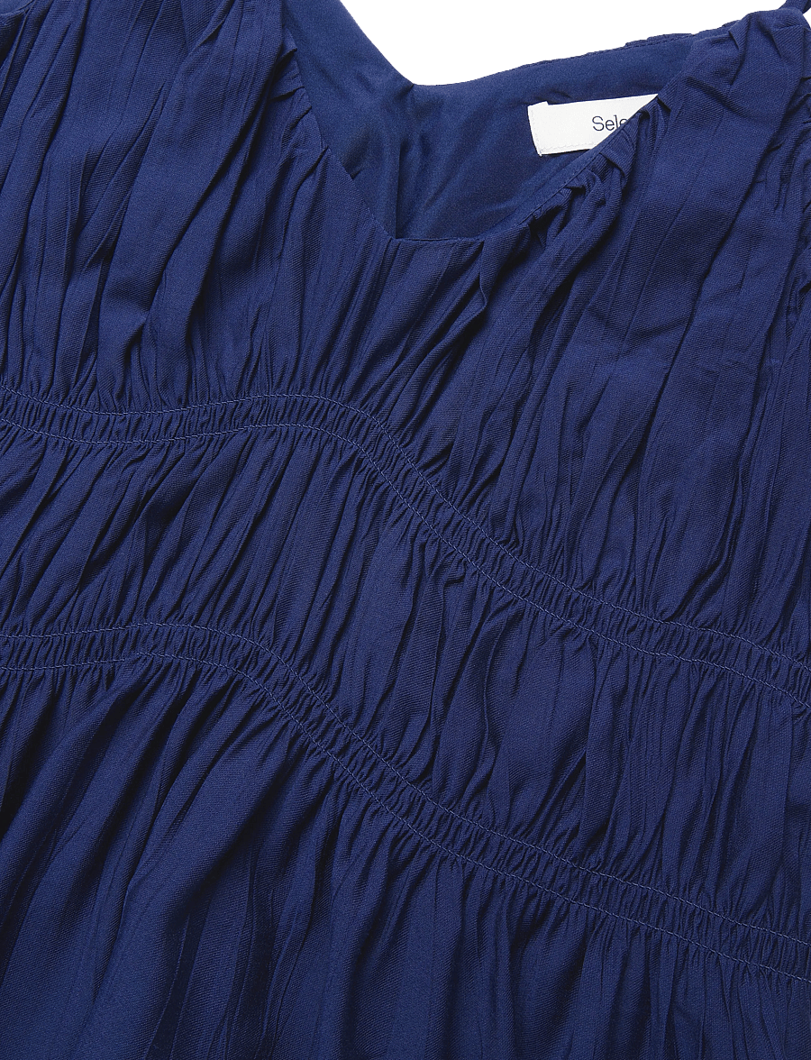 Selected - SLFJACKIE STRAP TOP B - Ärmellose blusen - ocean cavern - 2