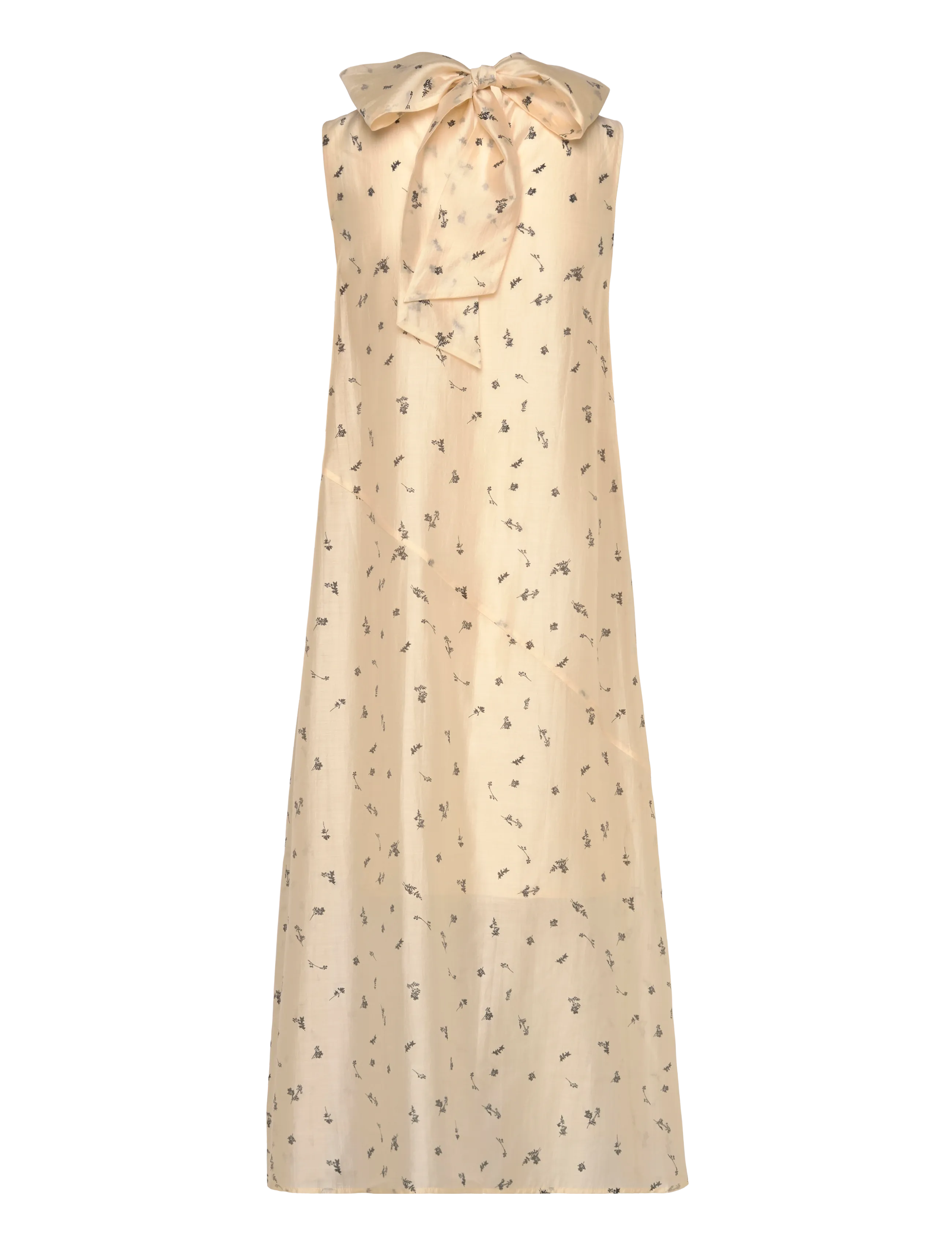 Selected - SLFIRIS RELAXED SL MIDI DRESS B - sommerkjoler - angora - 1