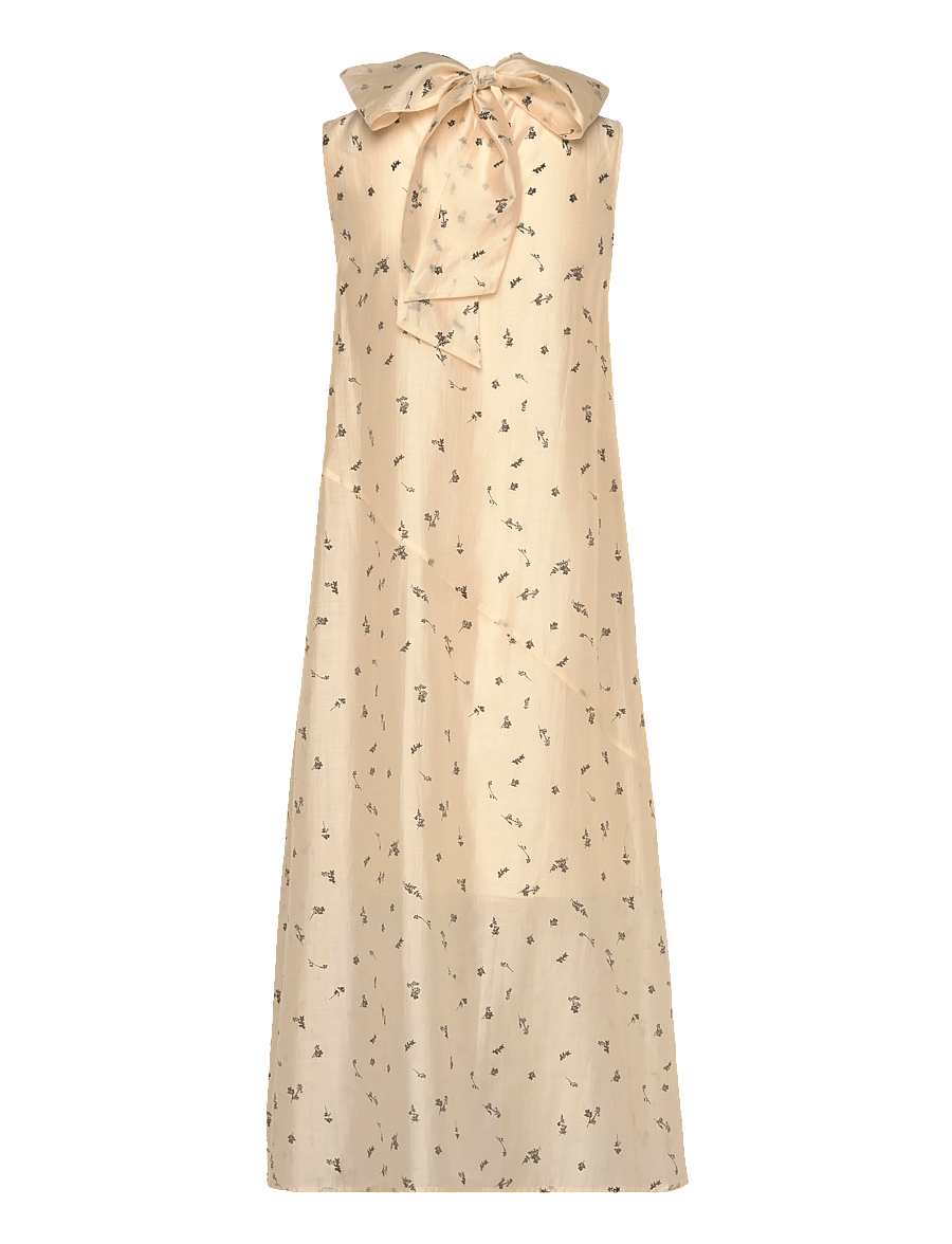 Selected - SLFIRIS RELAXED SL MIDI DRESS B - sommerkjoler - angora - 1
