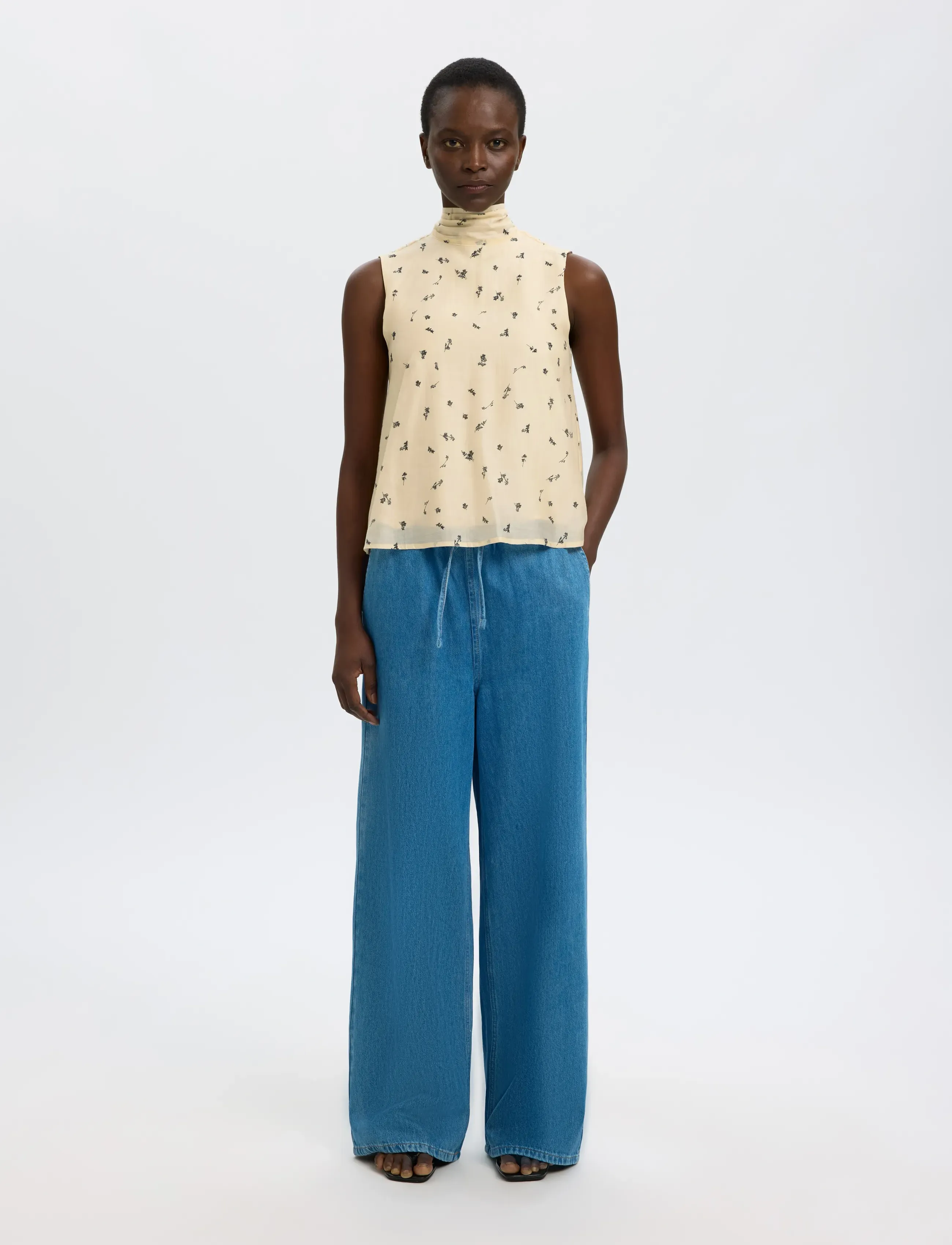 SELECTED Slfiris Sl Tie Top B toppar dam – bild 5