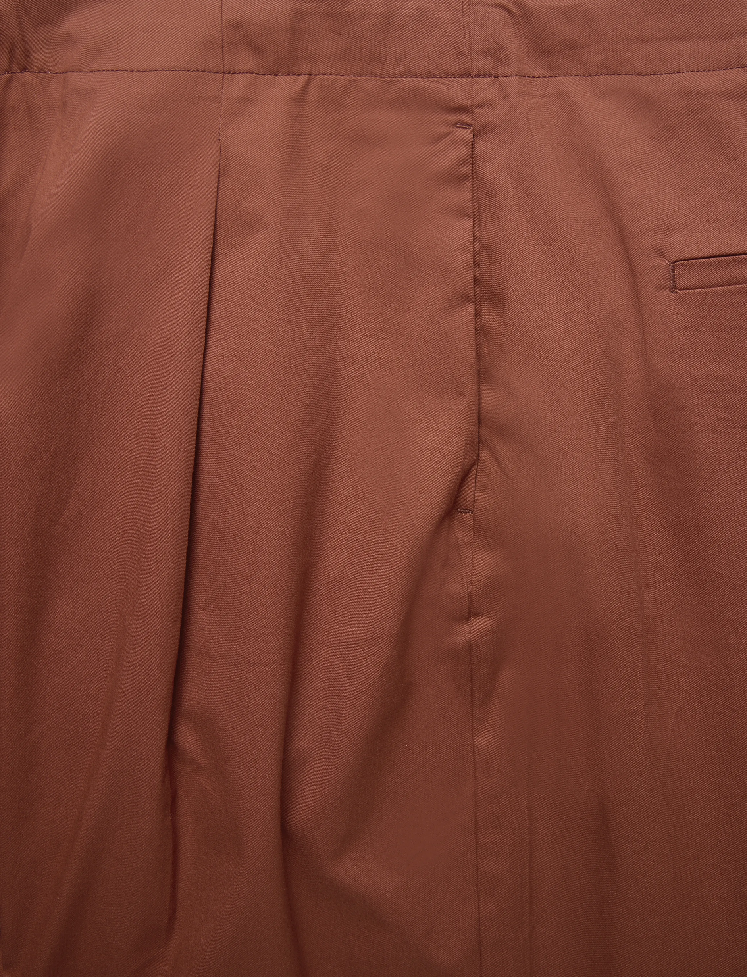 Selected - SLFBARREL CARMEN HW CROPPED PANT - barrel-bukser - cherry mahogany - 4