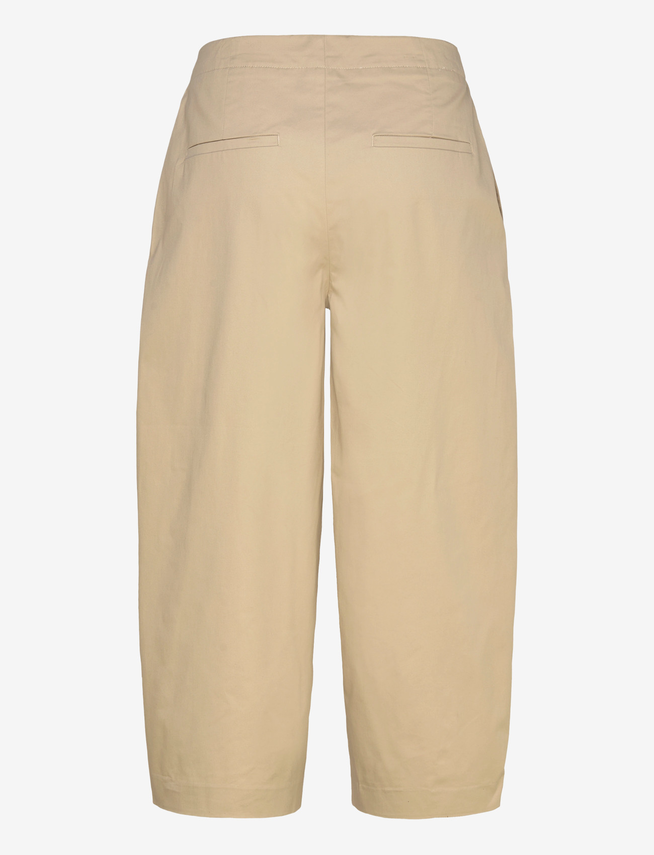 Selected - SLFBARREL CARMEN HW CROPPED PANT - barrel-bukser - white pepper - 1