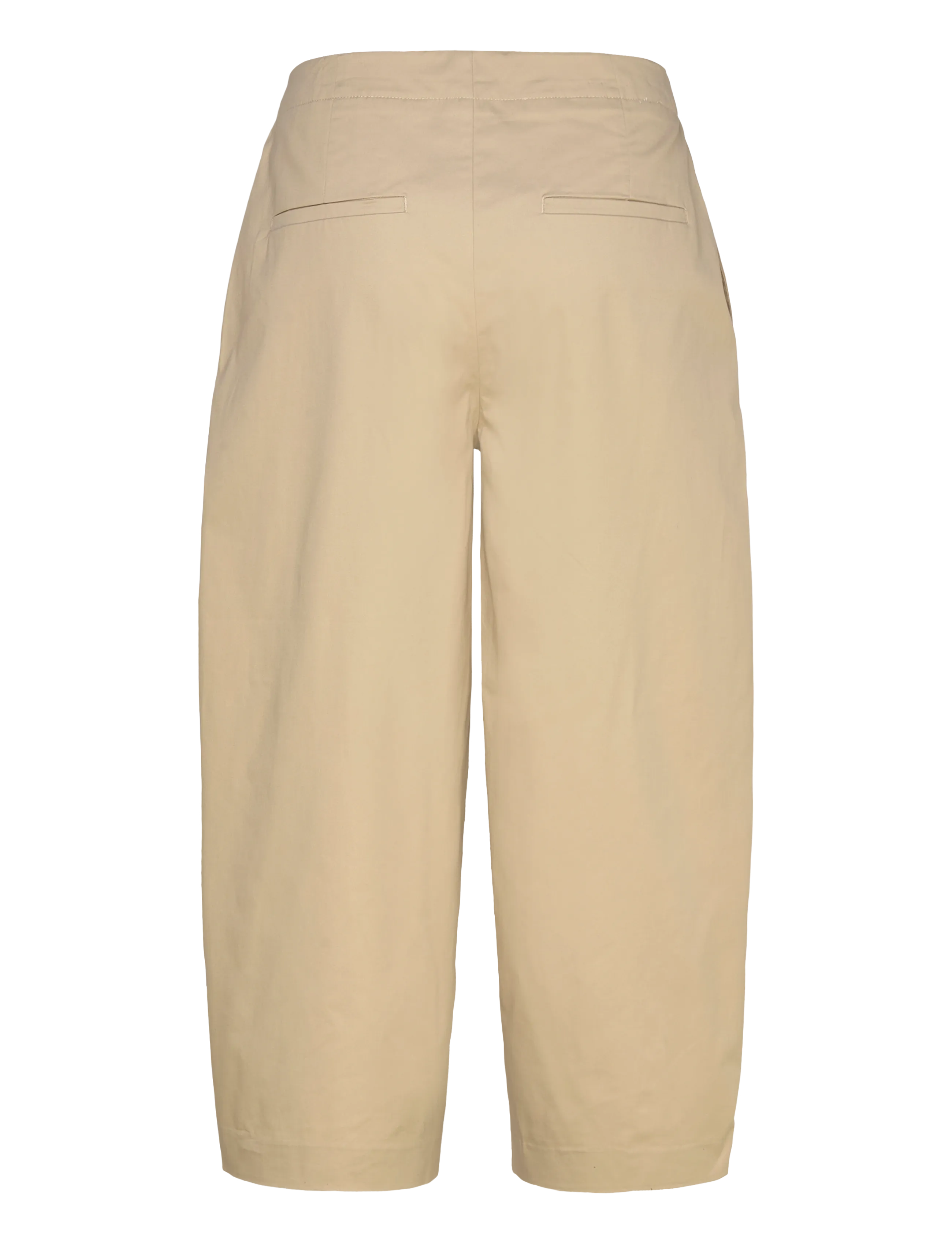 Selected - SLFBARREL CARMEN HW CROPPED PANT - barrel trousers - white pepper - 1