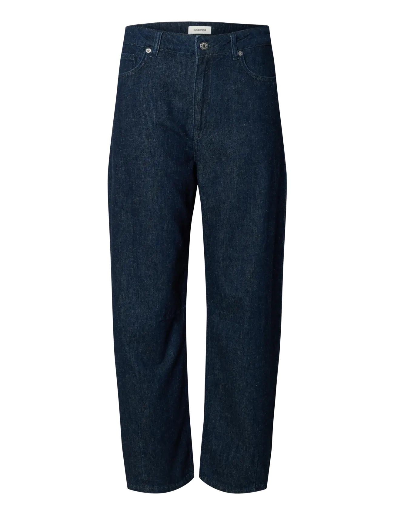 SELECTED Slfloose Barrel Hanny Mw Jeans Navy - 33x32 - Damen