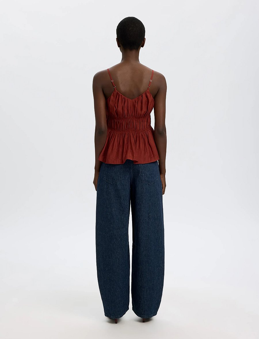 Selected - SLFLOOSE BARREL HANNY MW JEANS - barrel jeans - dark blue denim - 2