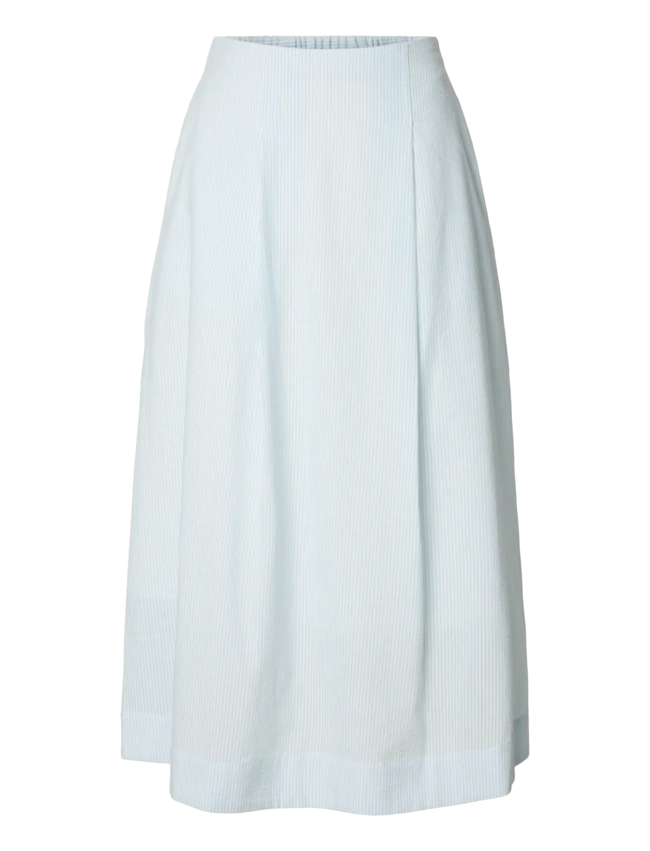 SELECTED Slfhannah Hw Midi Rock B Blau - 38 - Damen