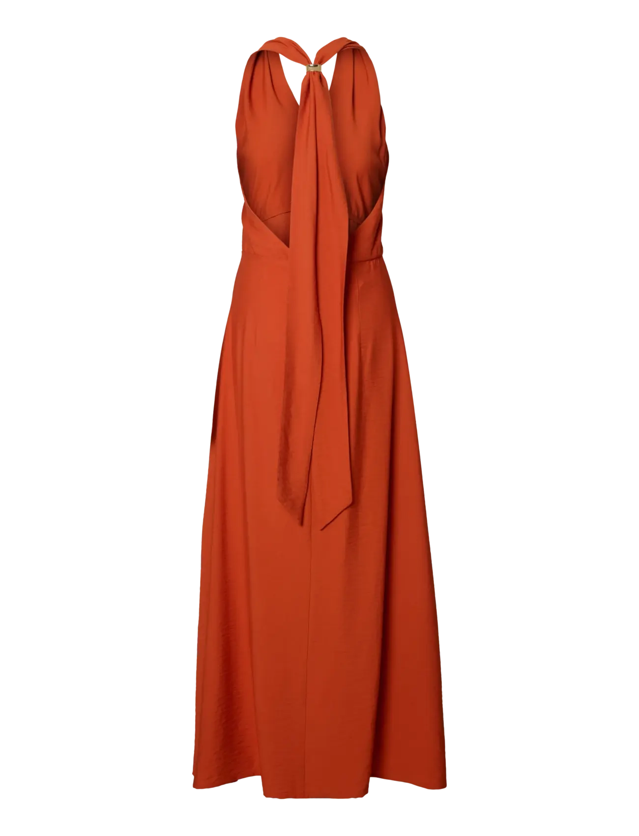 Selected - SLFLISA REGULAR HALTERNECK DRESS B - sommerkleider - potters clay - 2