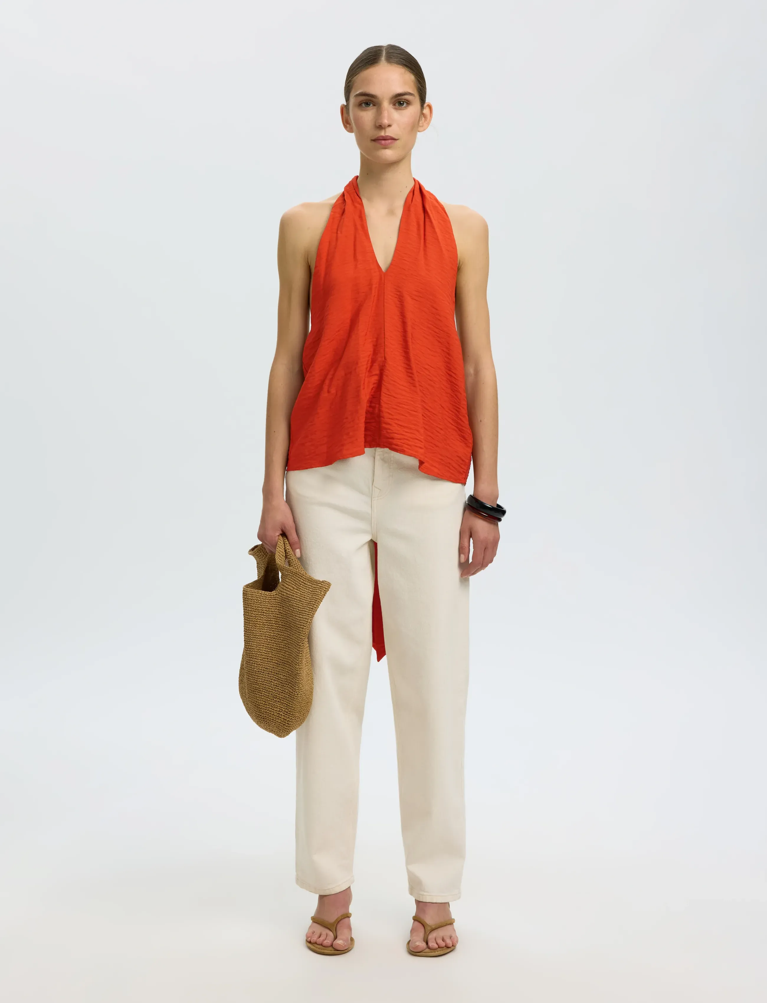 SELECTED Slflisa Sl Halterneck Top B toppar dam – bild 5
