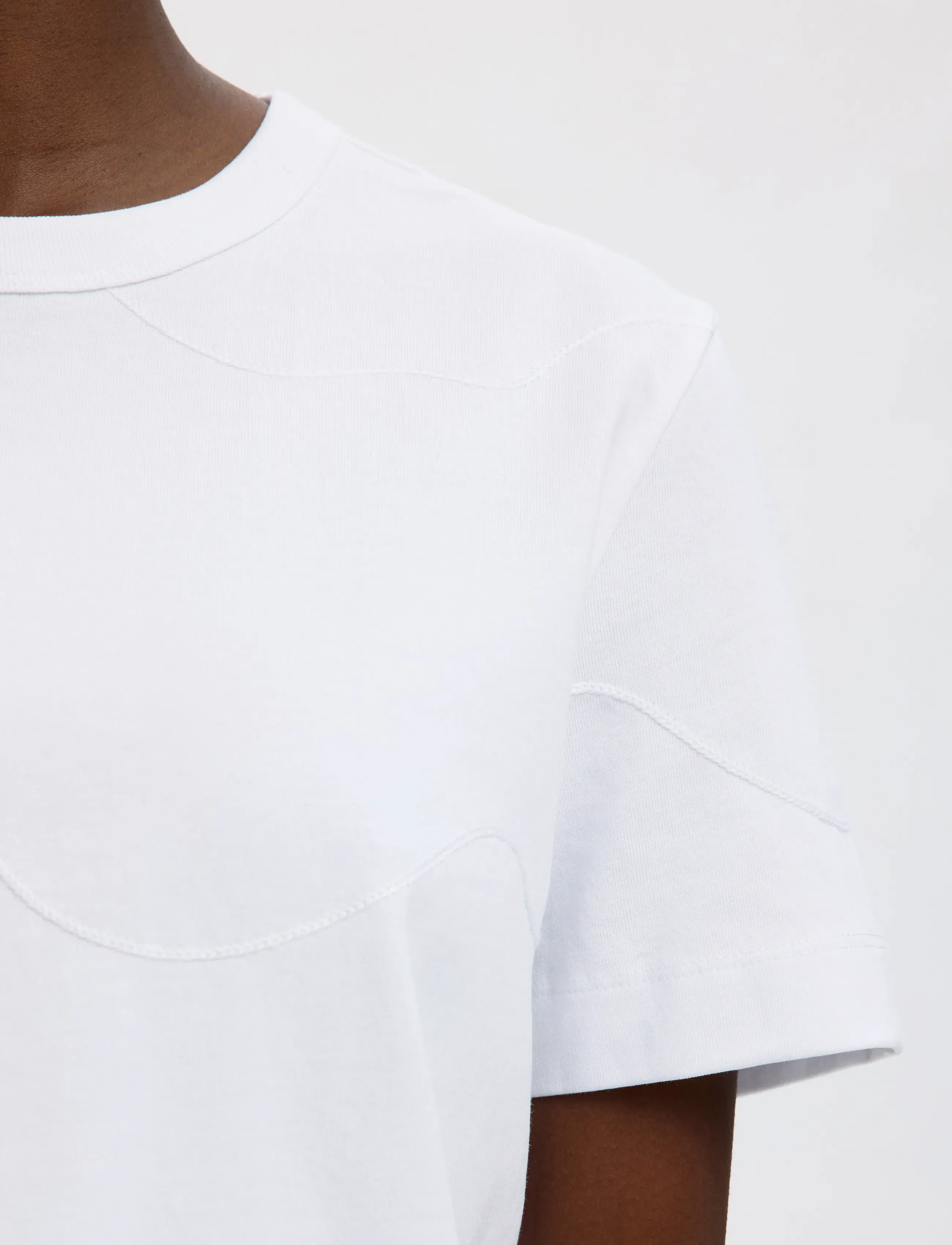 Selected - SLFMILA SS EMBROIDERY TEE - t-shirts - bright white - 4