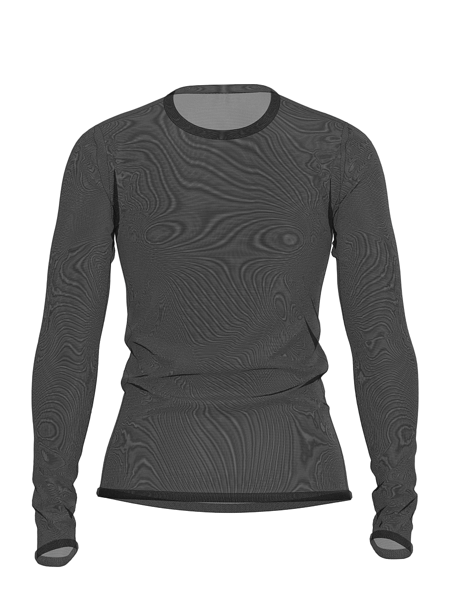 Selected - SLWOLGA LS TOP EX - långärmade toppar - black - 1