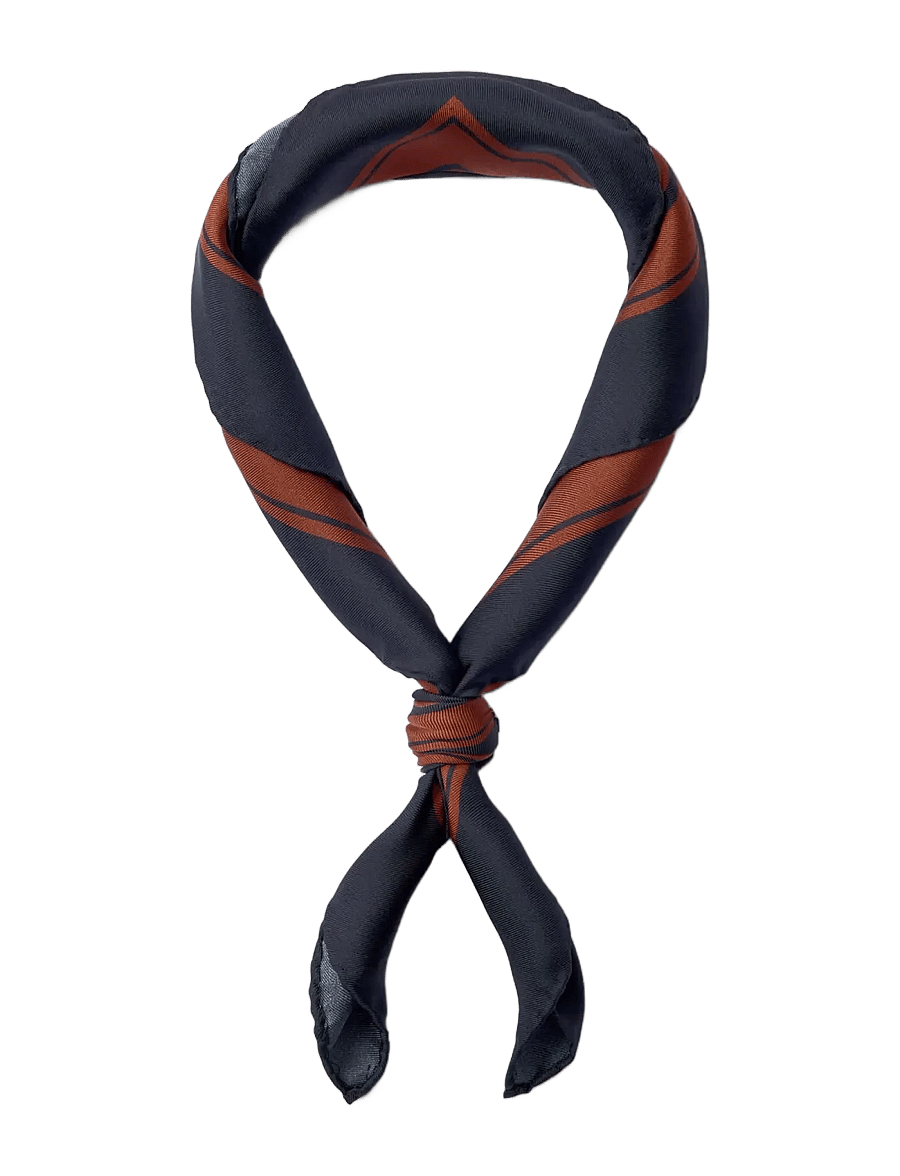 Selected - SLFSARA SILK SCARF - alltags-style - cherry mahogany - 0