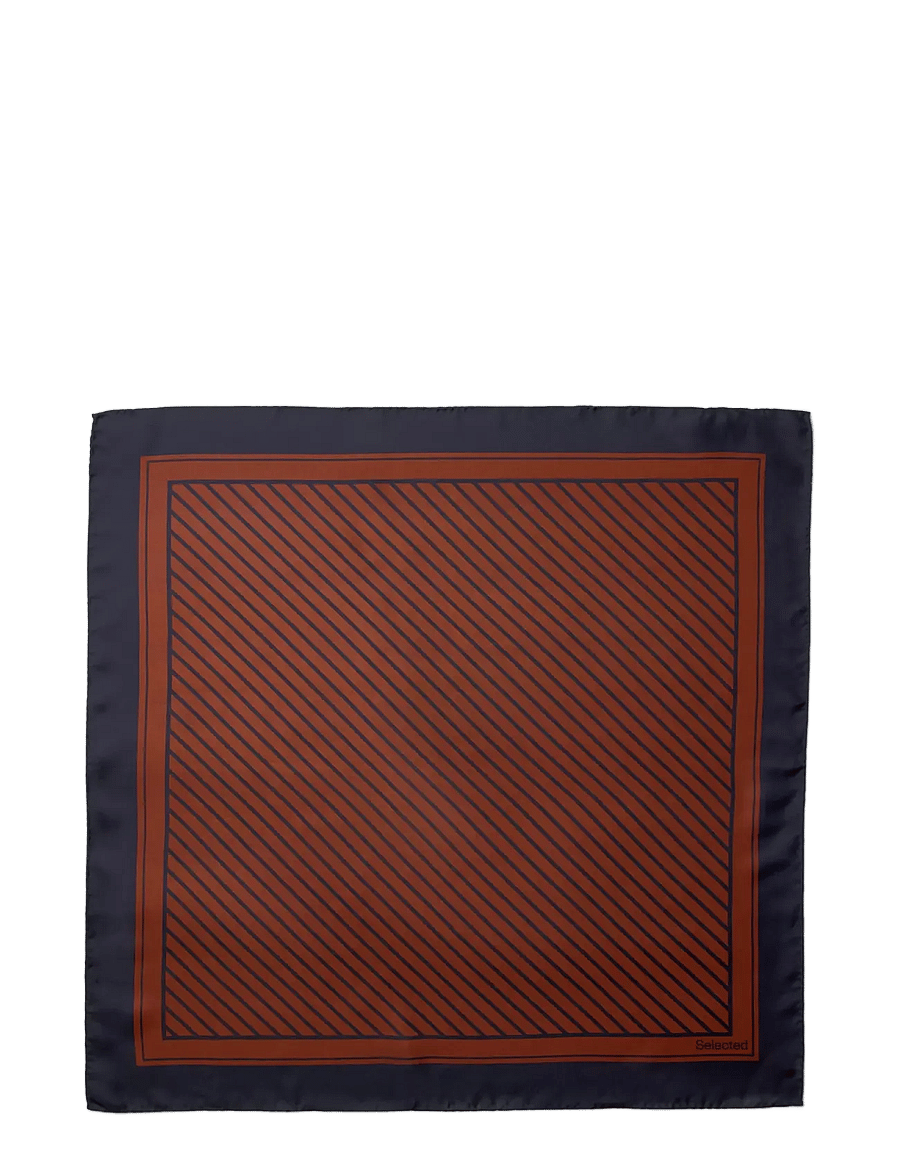 Selected - SLFSARA SILK SCARF - alltags-style - cherry mahogany - 1