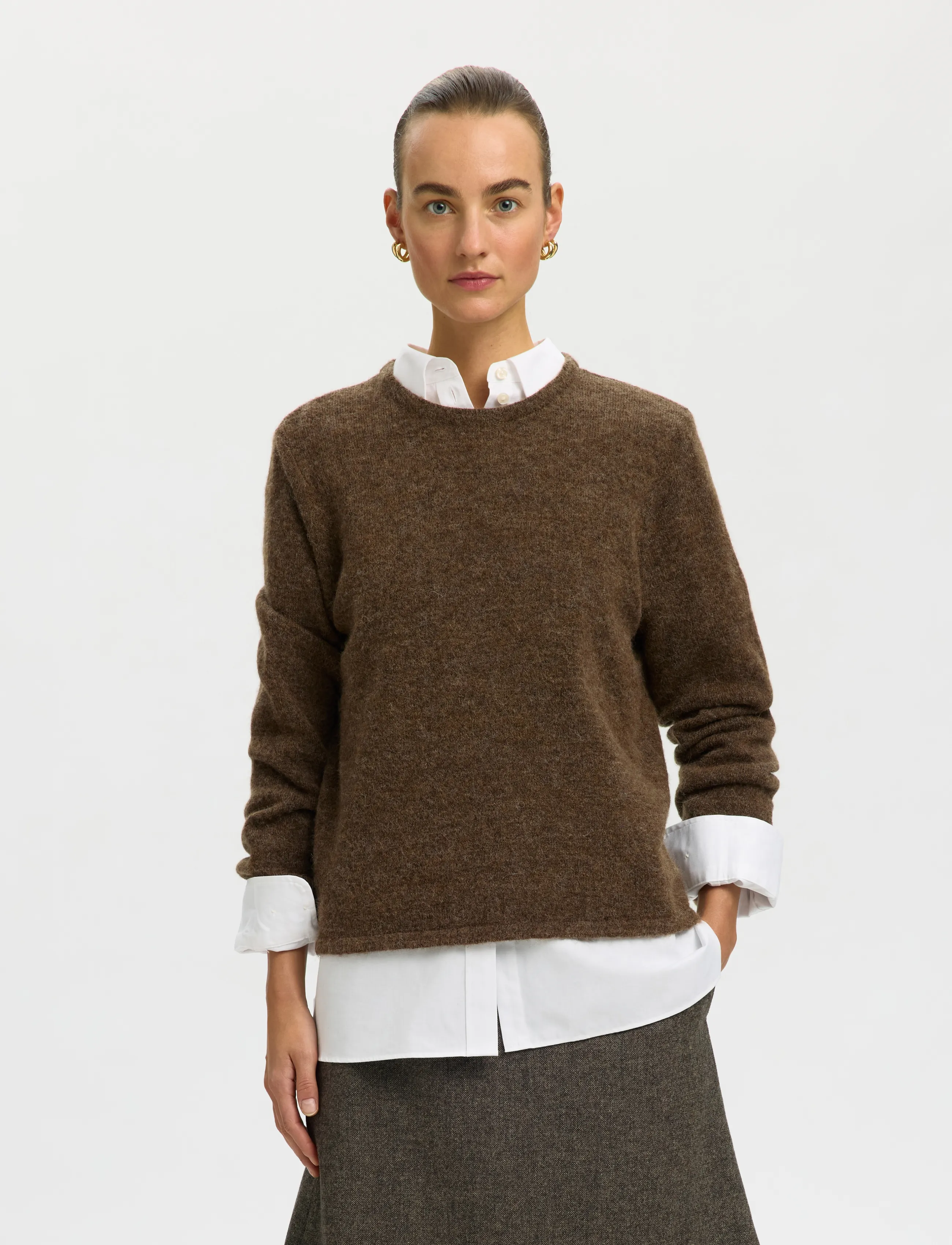 Slwlulu New Ls Knit O-Neck Noos